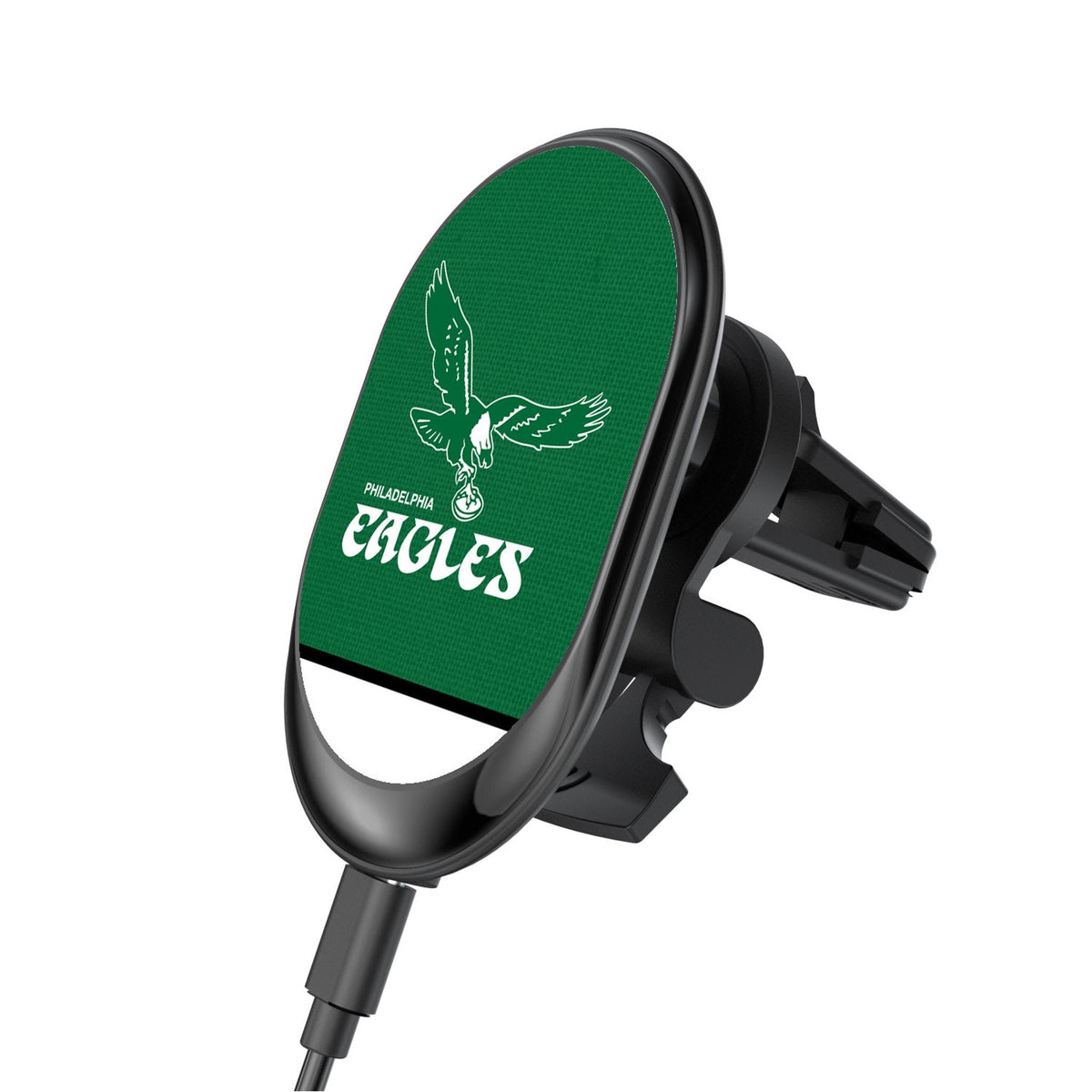 Philadelphia Eagles 1973-1995 Historic Collection Endzone Solid Wireless Mag Car Charger 1