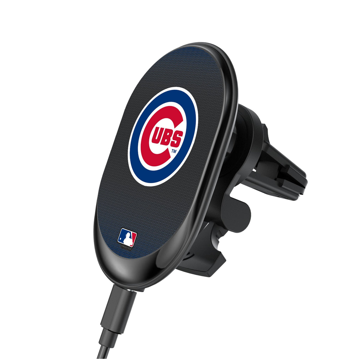 Chicago Cubs Linen Wireless Mag Car Charger 1