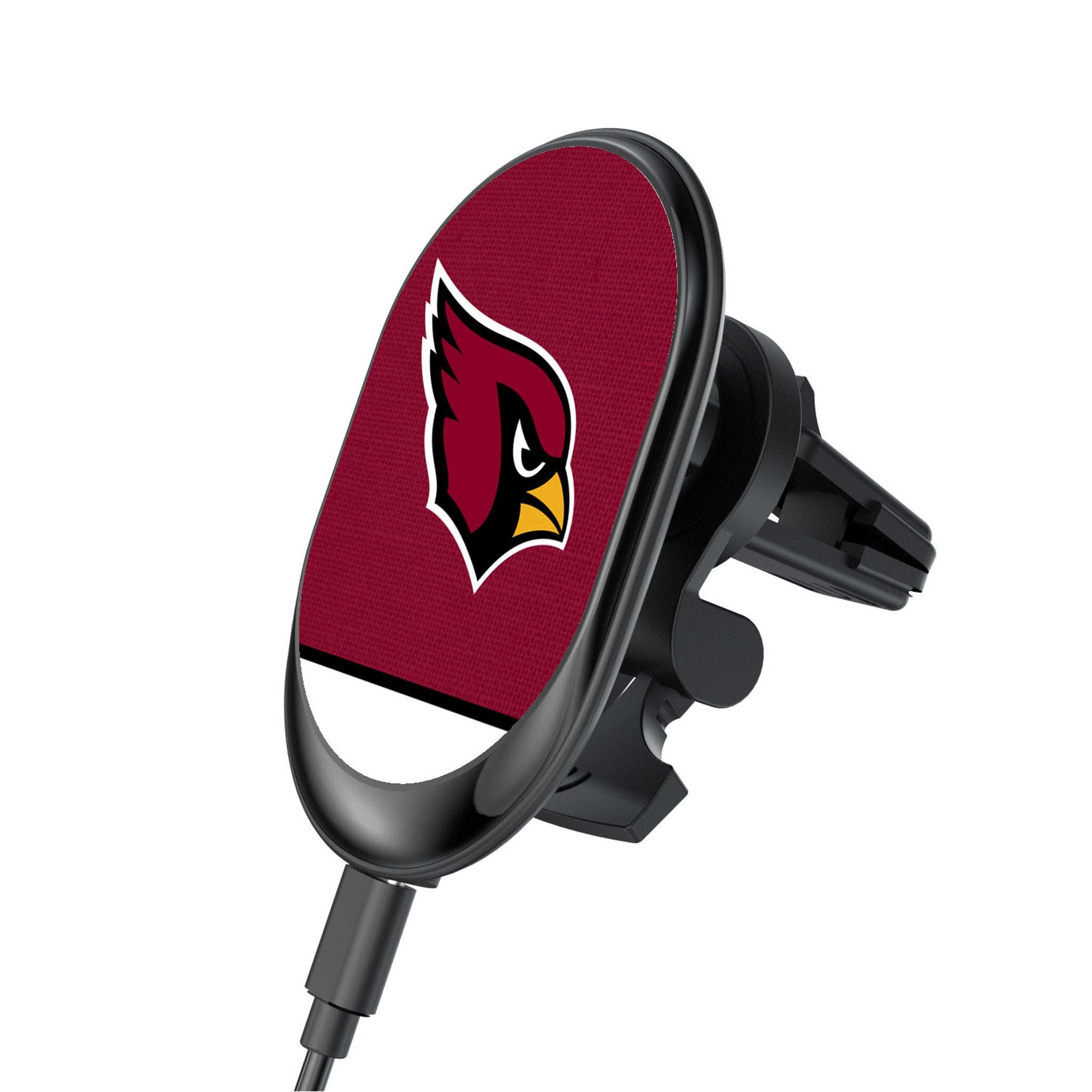 Arizona Cardinals Endzone Solid Wireless Mag Car Charger 1