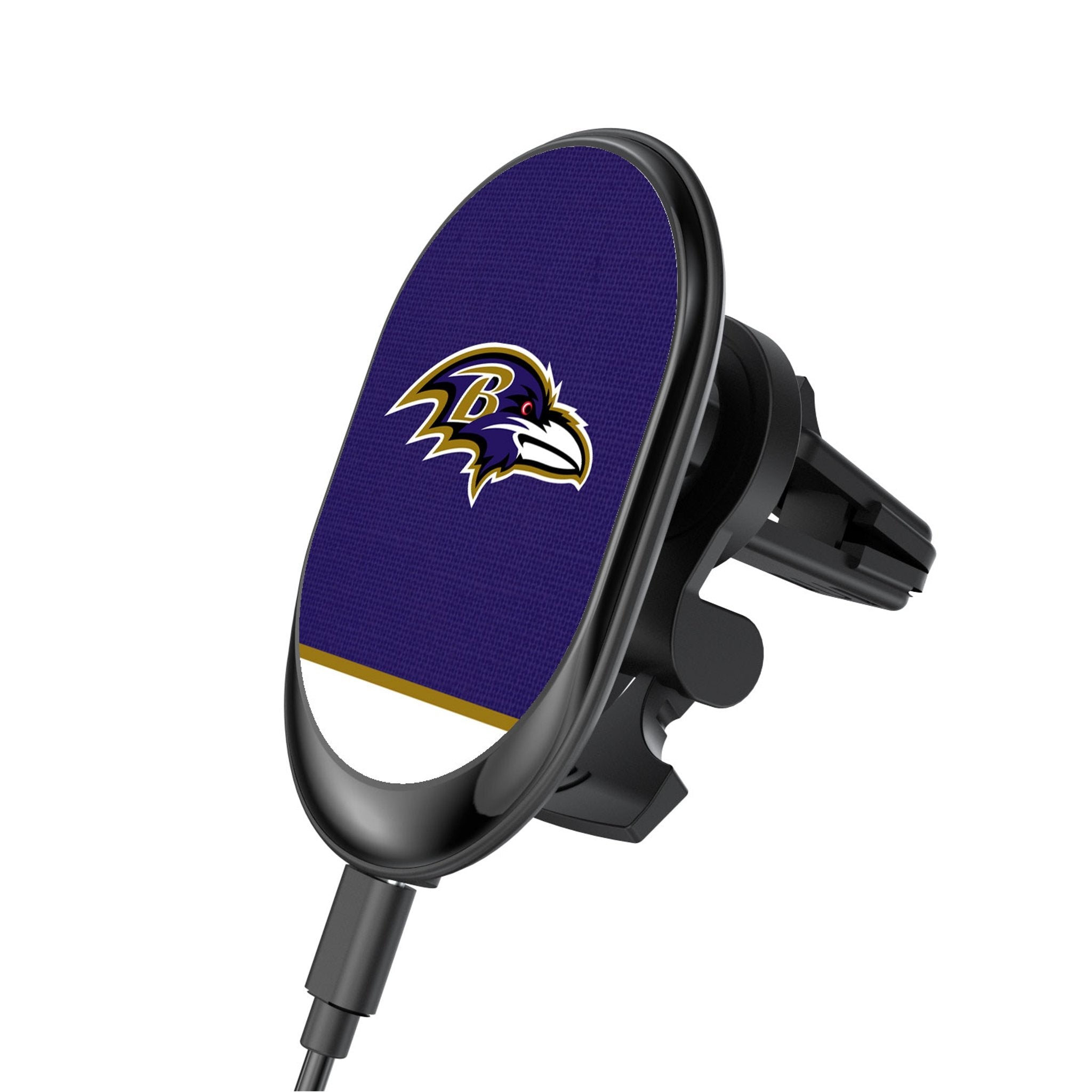 Baltimore Ravens Endzone Solid Wireless Mag Car Charger 1
