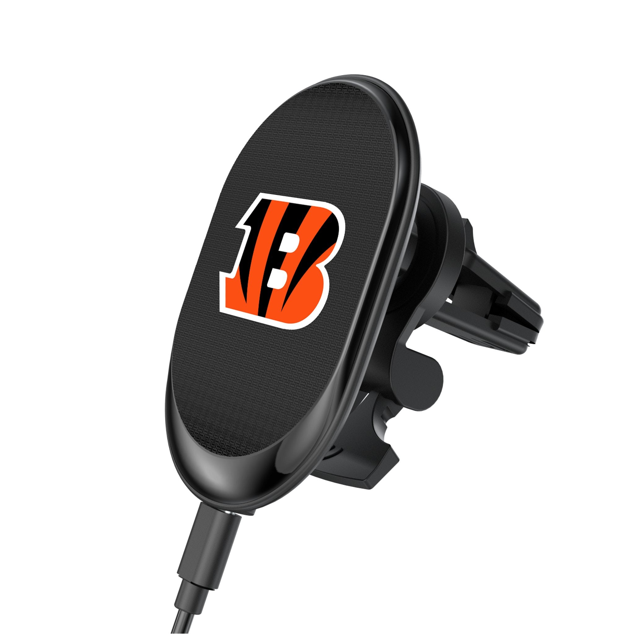 Cincinnati Bengals Linen Wireless Mag Car Charger 1