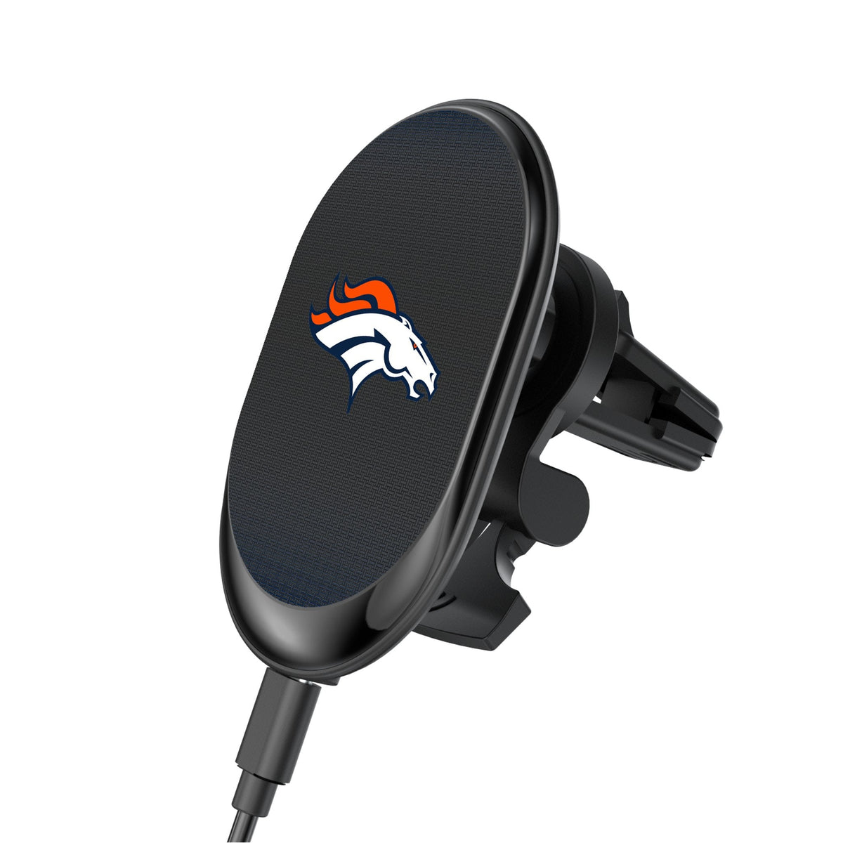 Denver Broncos Linen Wireless Mag Car Charger 1