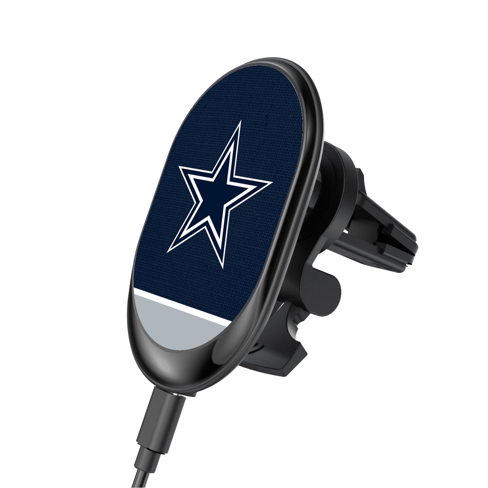 Dallas Cowboys Endzone Solid Wireless Mag Car Charger 1
