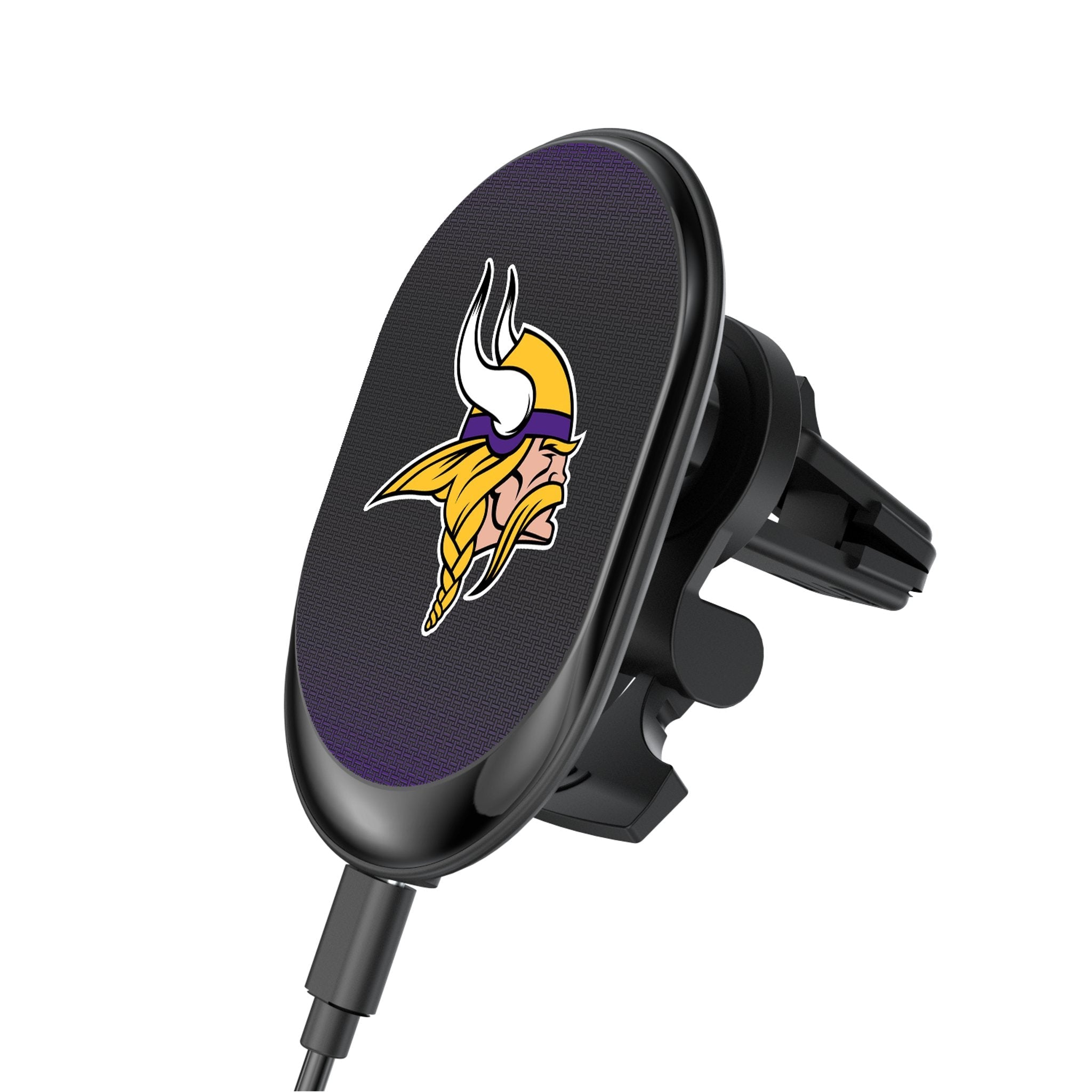Minnesota Vikings Linen Wireless Mag Car Charger 1