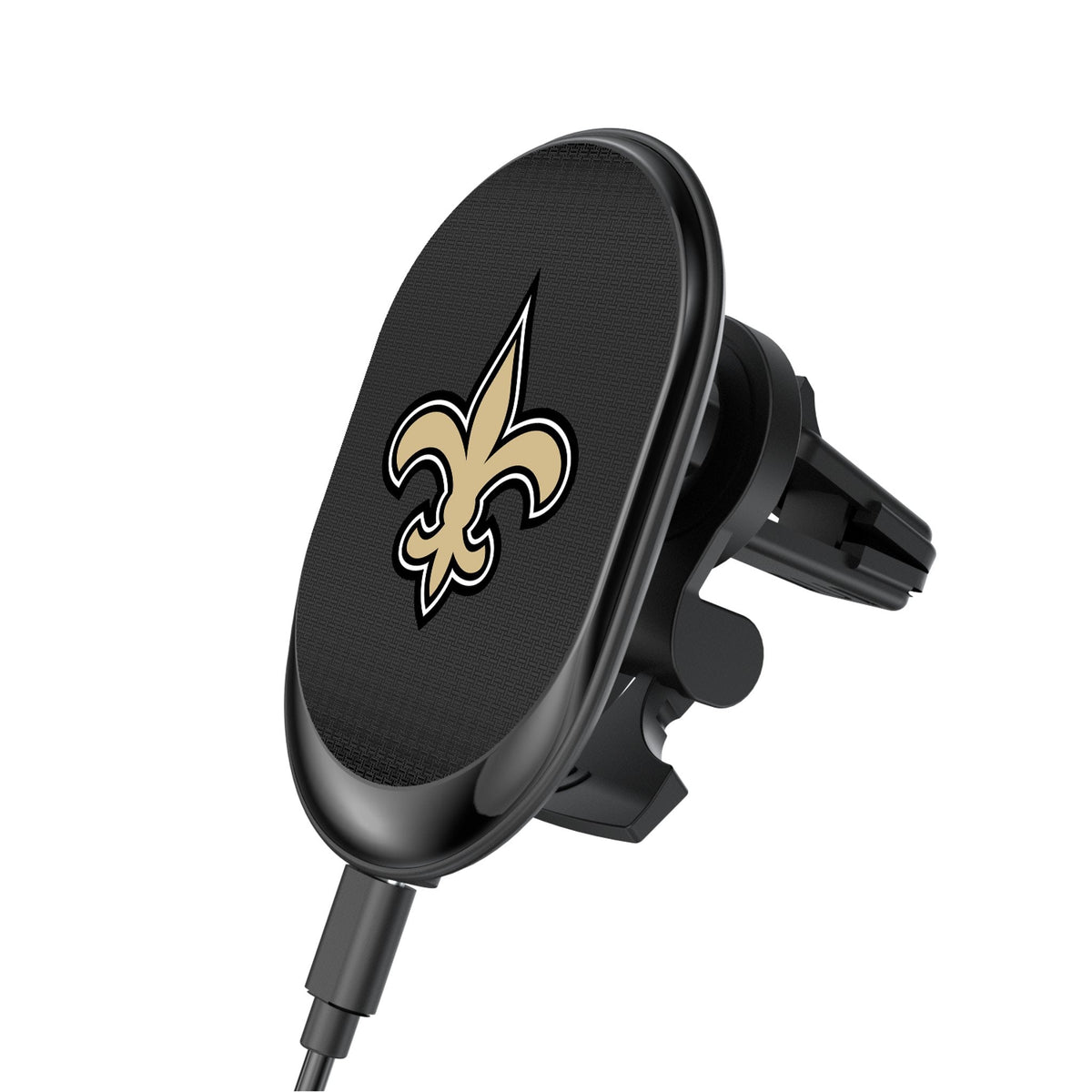New Orleans Saints Linen Wireless Mag Car Charger 1