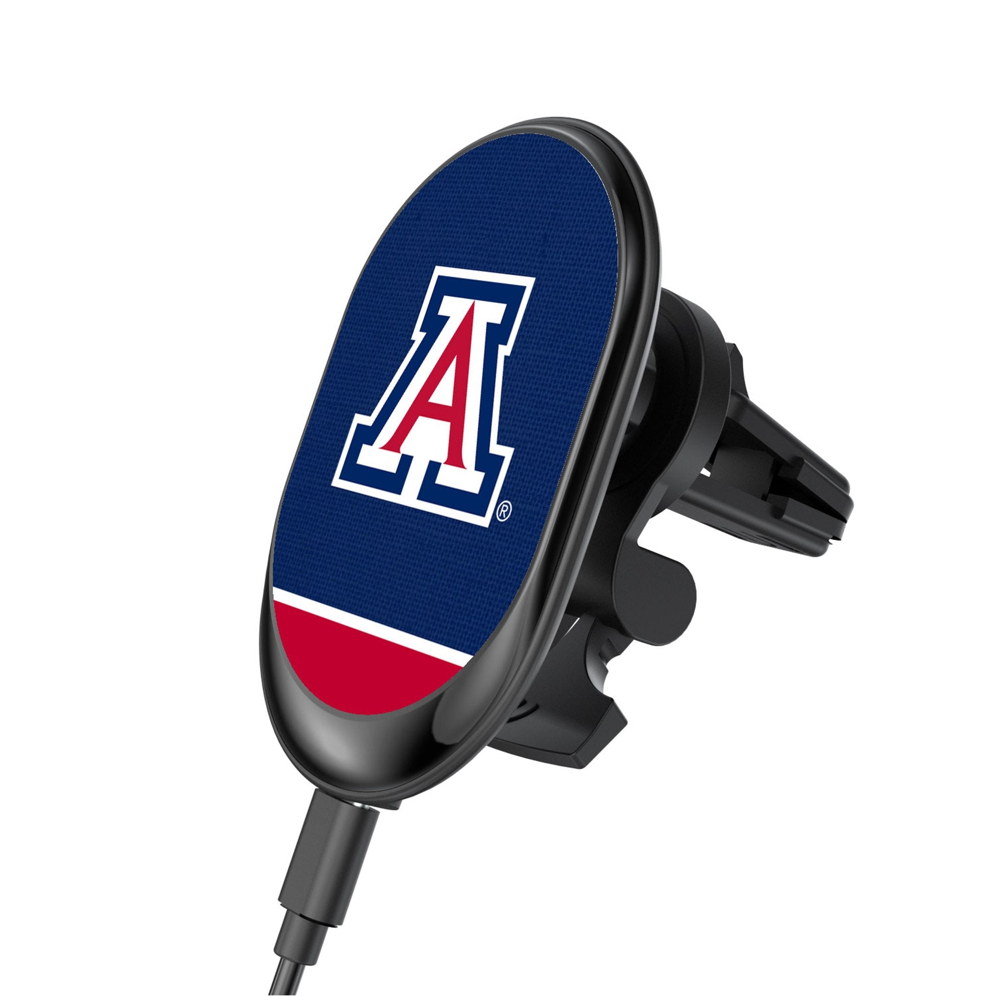University of Arizona Wildcats Endzone Solid Wireless Mag Car Charger 1