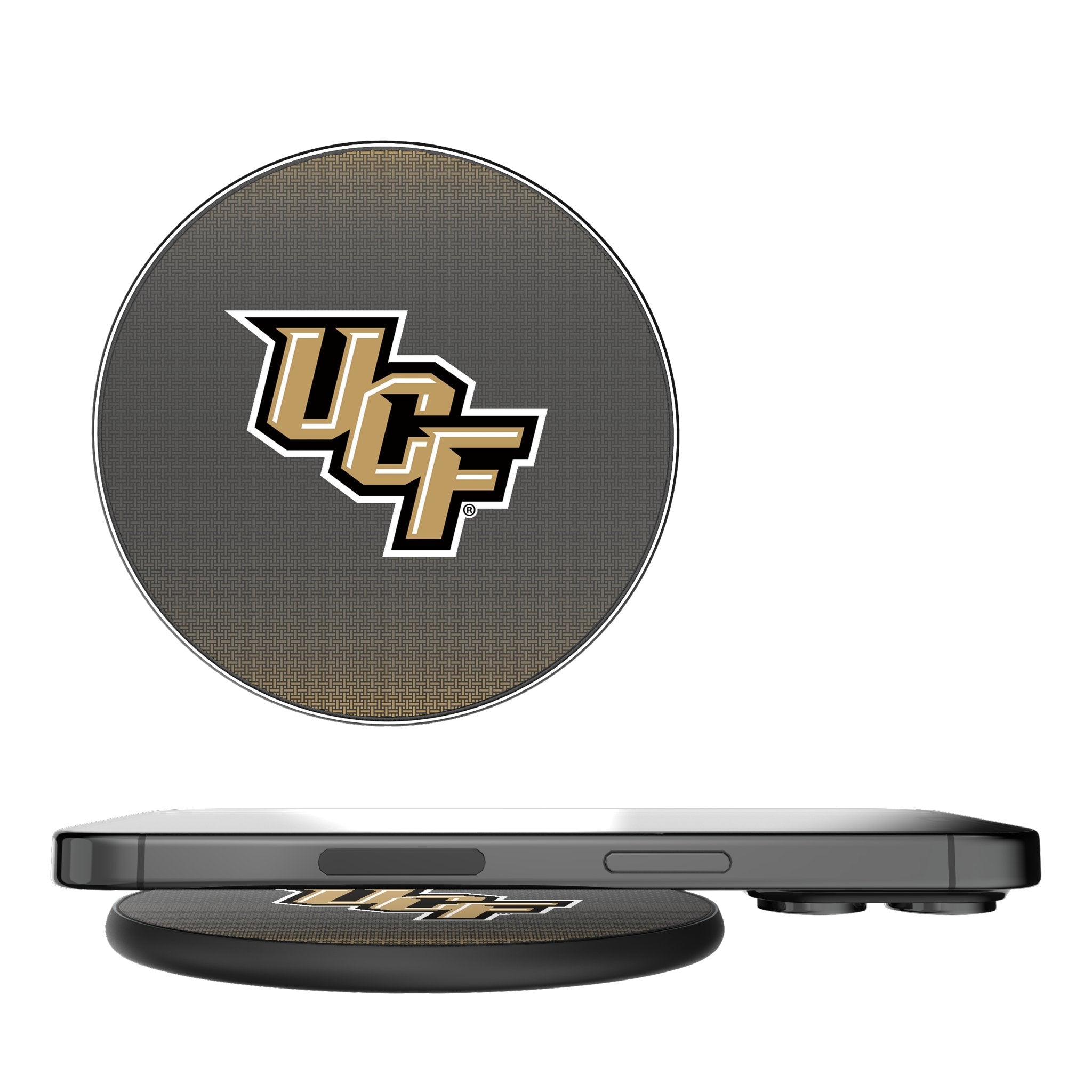 University of Central Florida Golden Knights Linen 15-Watt Wireless Charger