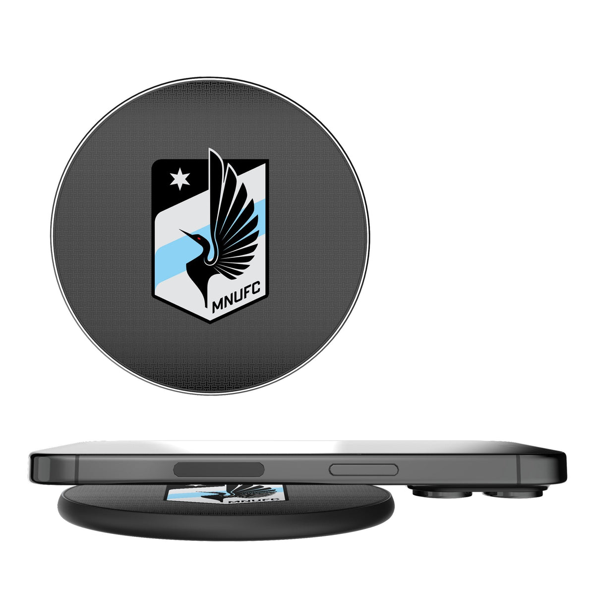 Minnesota United FC Linen 15-Watt Wireless Charger 1