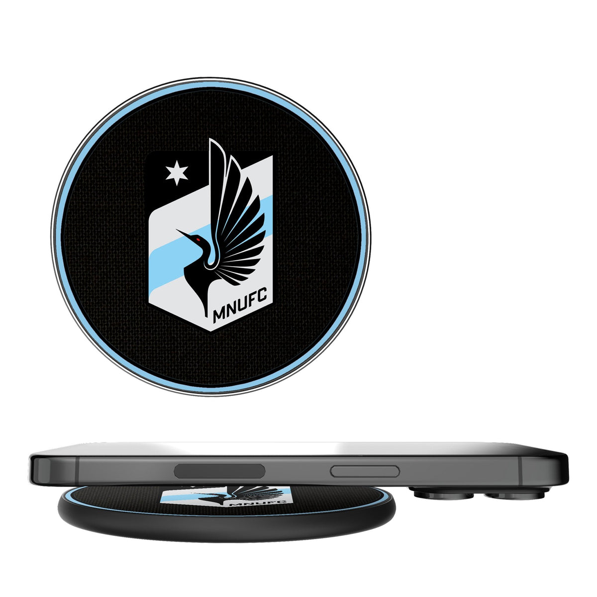 Minnesota United FC Solid 15-Watt Wireless Charger 1