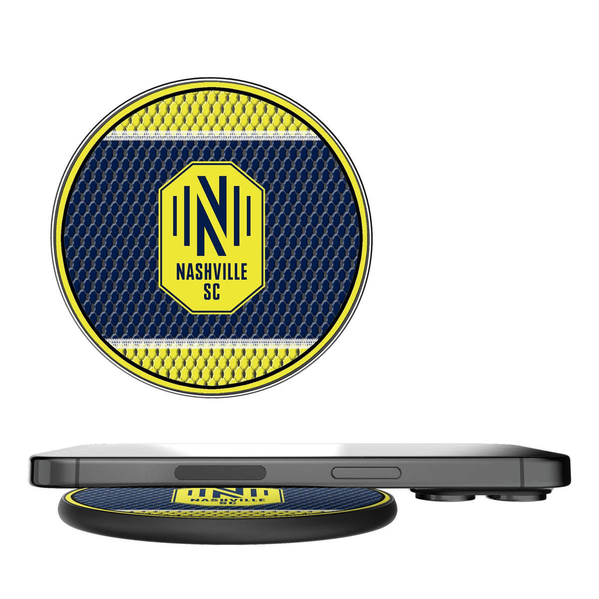 Nashville SC Mesh 15-Watt Wireless Charger 1