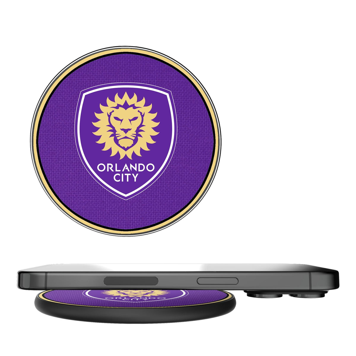 Orlando City Soccer Club Solid 15-Watt Wireless Charger