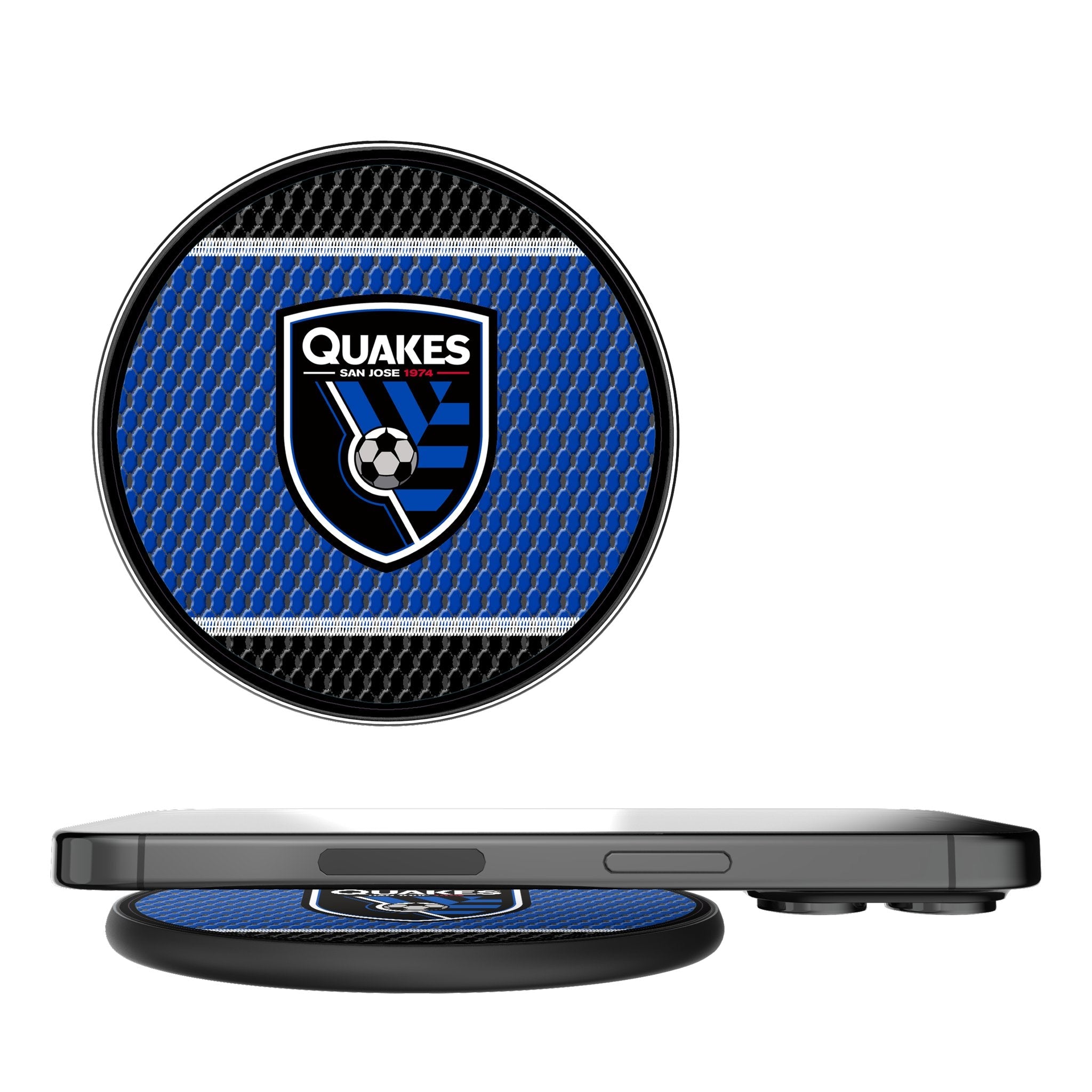 San Jose Earthquakes Mesh 15-Watt Wireless Charger 1
