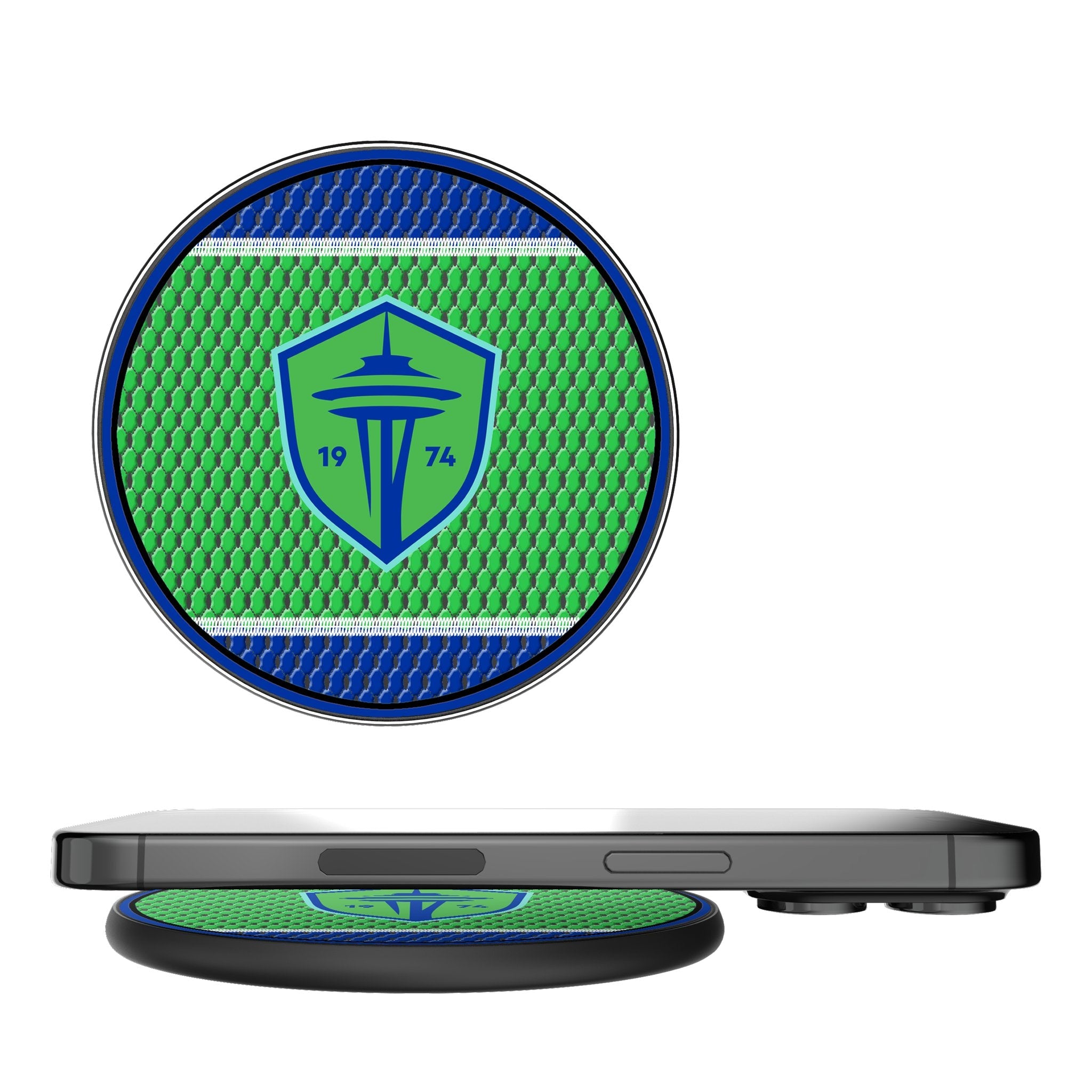 Seattle Sounders FC Mesh 15-Watt Wireless Charger 1