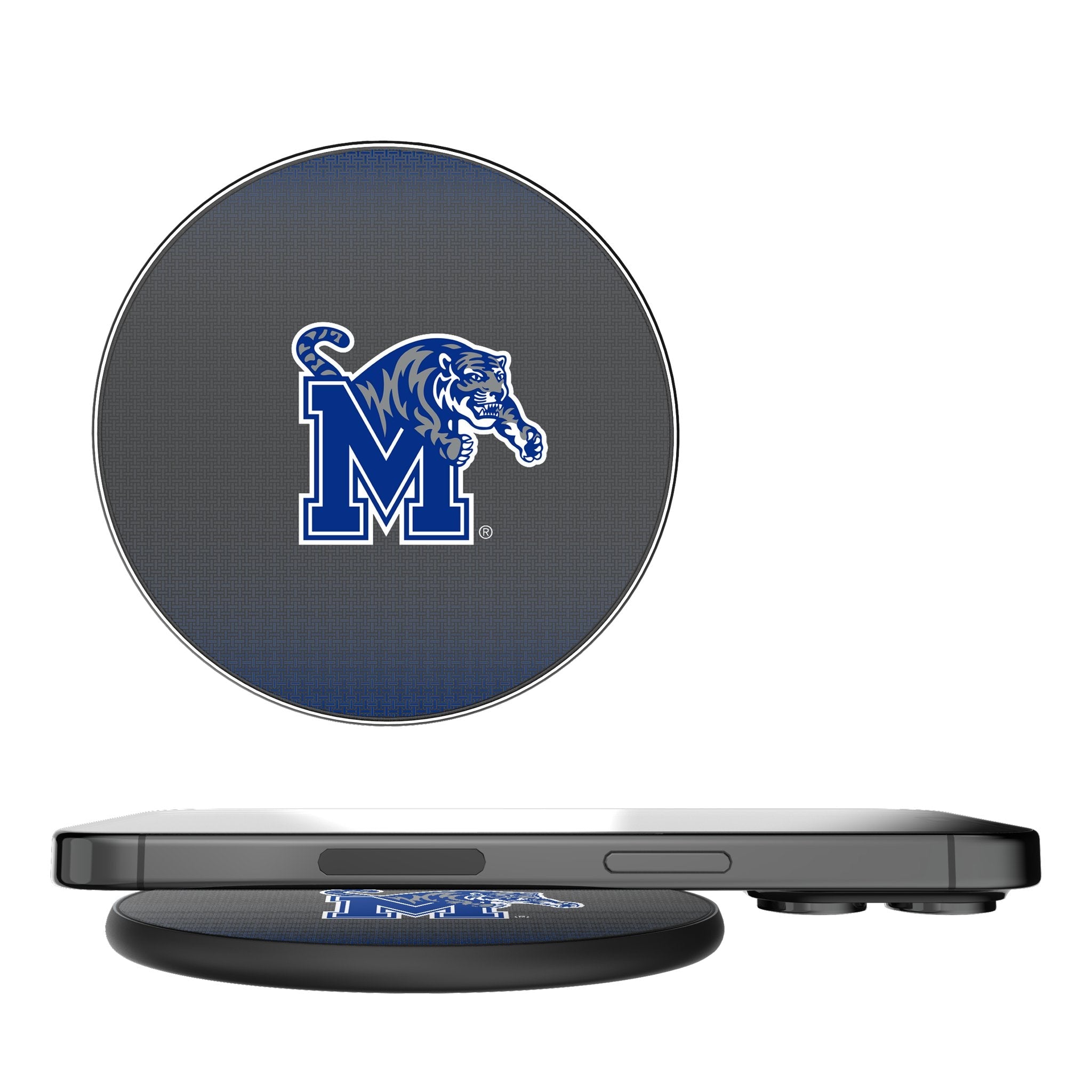 University of Memphis Tigers Linen 15-Watt Wireless Charger