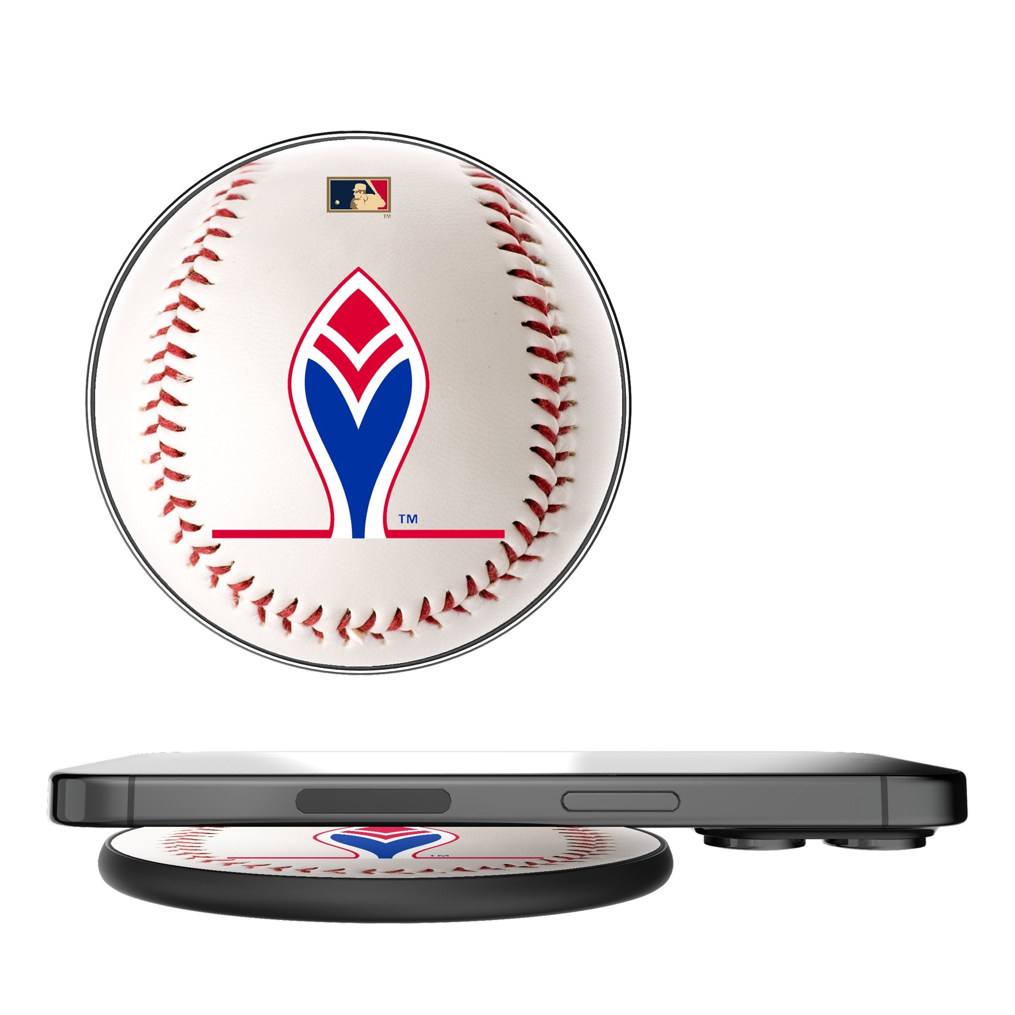 Atlanta Braves 1972-1975 - Cooperstown Collection Baseball 15-Watt Wireless Charger