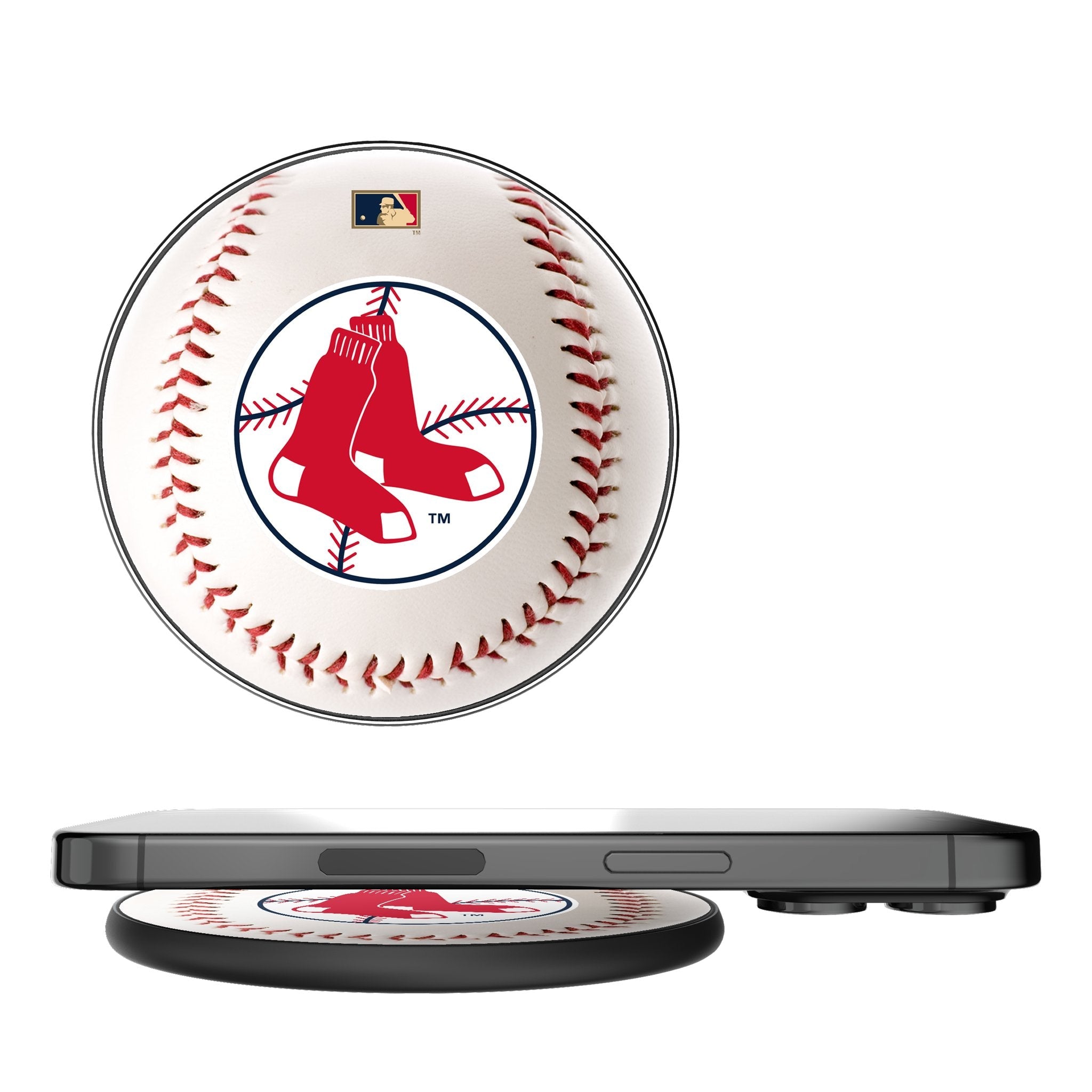 Boston Red Sox 1970-1975 - Cooperstown Collection Baseball 15-Watt Wireless Charger 1