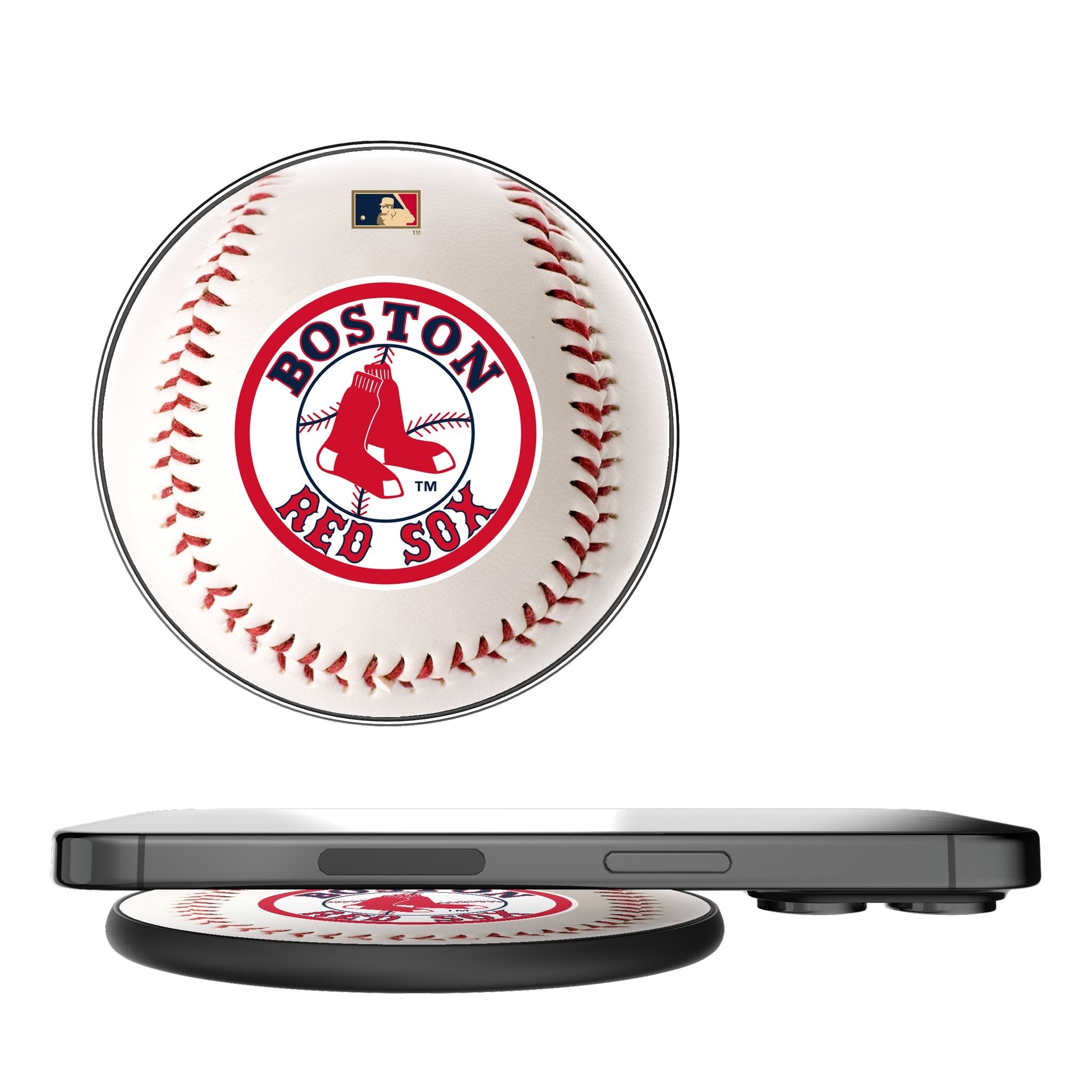 Boston Red Sox 1976-2008 - Cooperstown Collection Baseball 15-Watt Wireless Charger 1