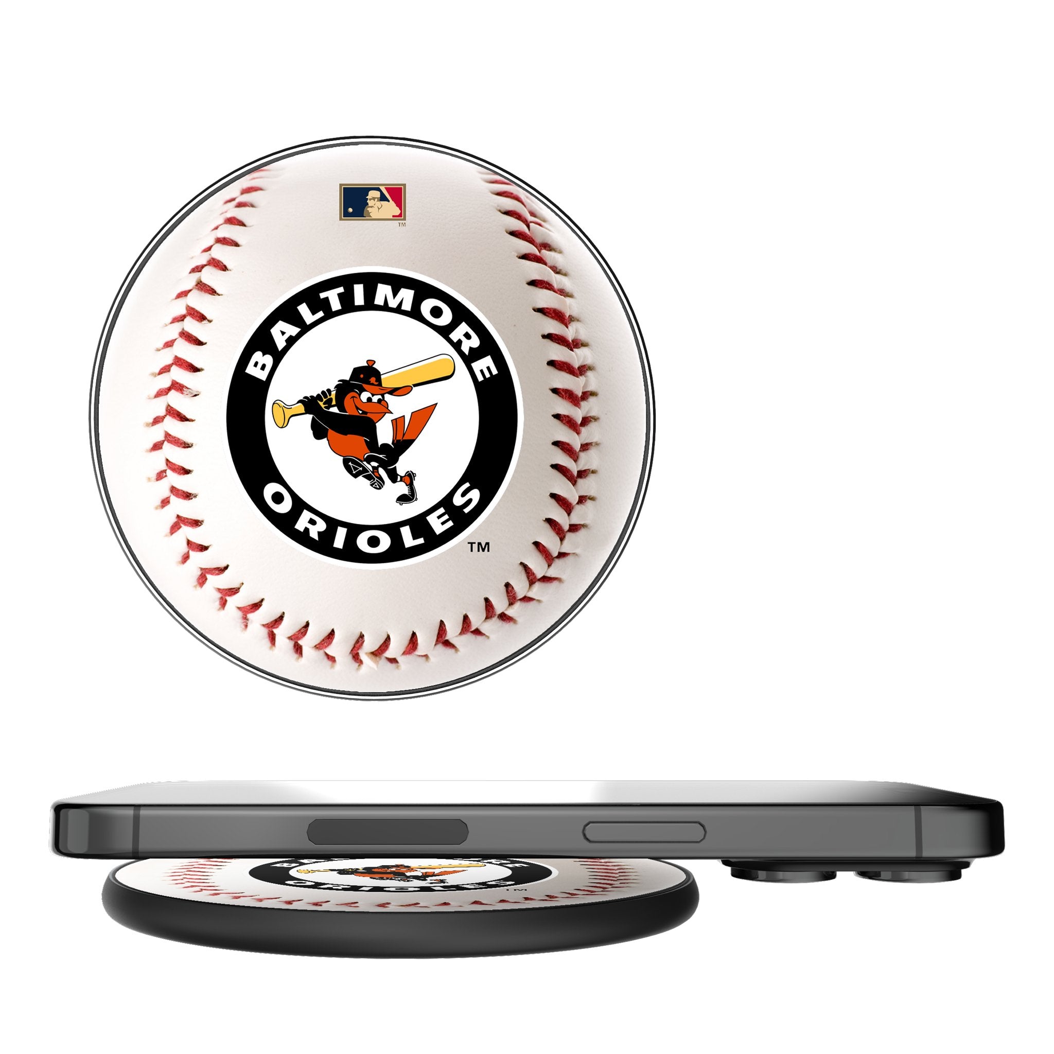 Baltimore Orioles 1966-1969 - Cooperstown Collection Baseball 15-Watt Wireless Charger