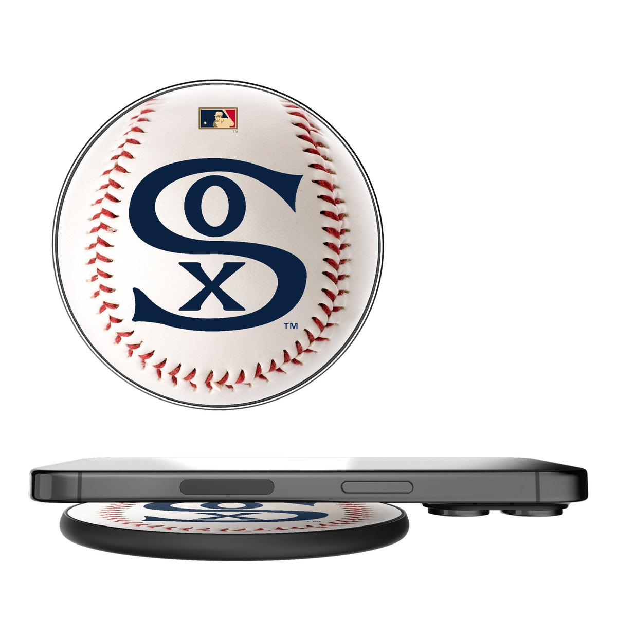 Chicago White Sox Road 1919-1921 - Cooperstown Collection Baseball 15-Watt Wireless Charger 1