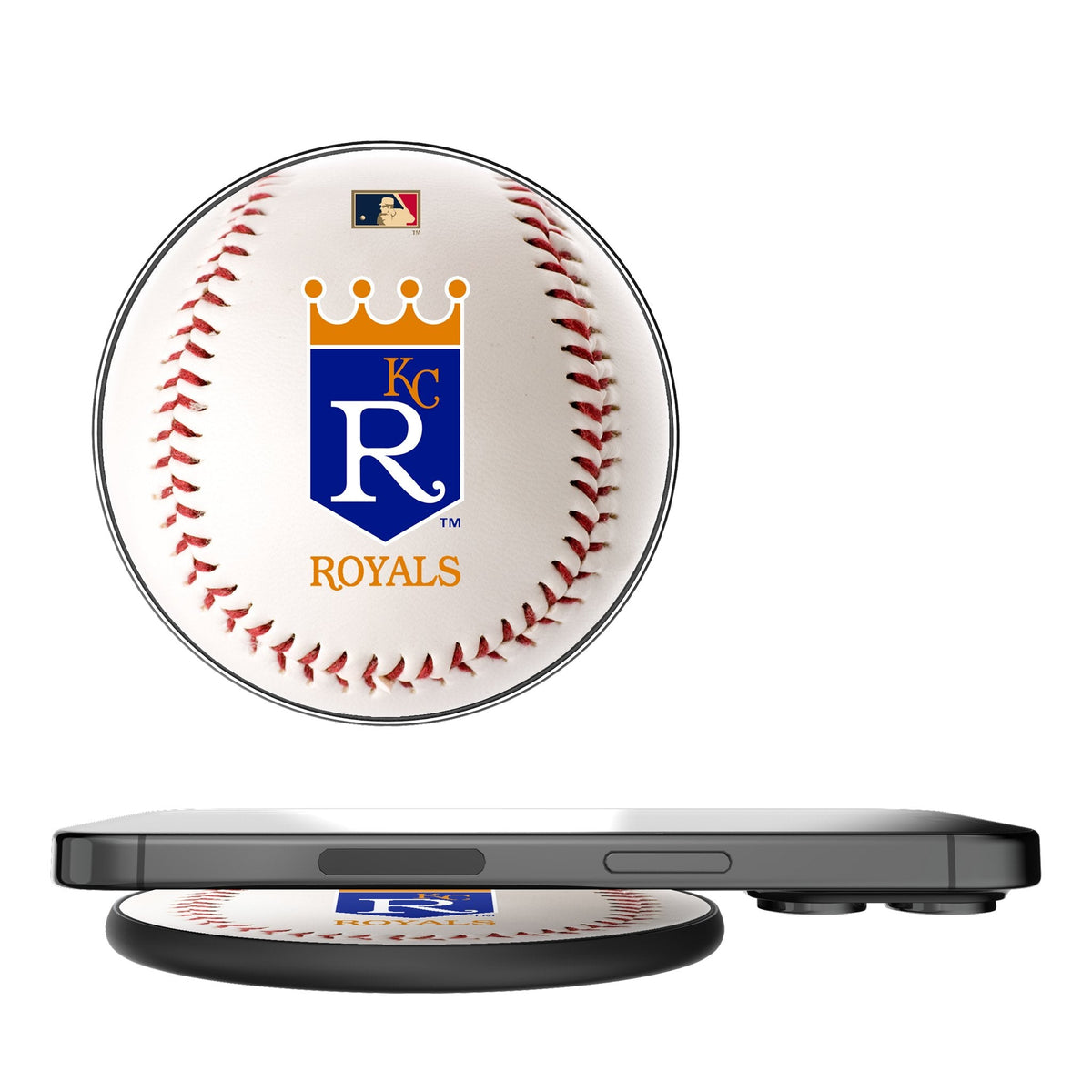 Kansas City Royals 1969-1978 - Cooperstown Collection Baseball 15-Watt Wireless Charger 1