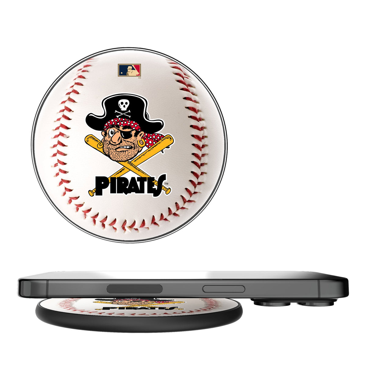 Pittsburgh Pirates 1958-1966 - Cooperstown Collection Baseball 15-Watt Wireless Charger 1