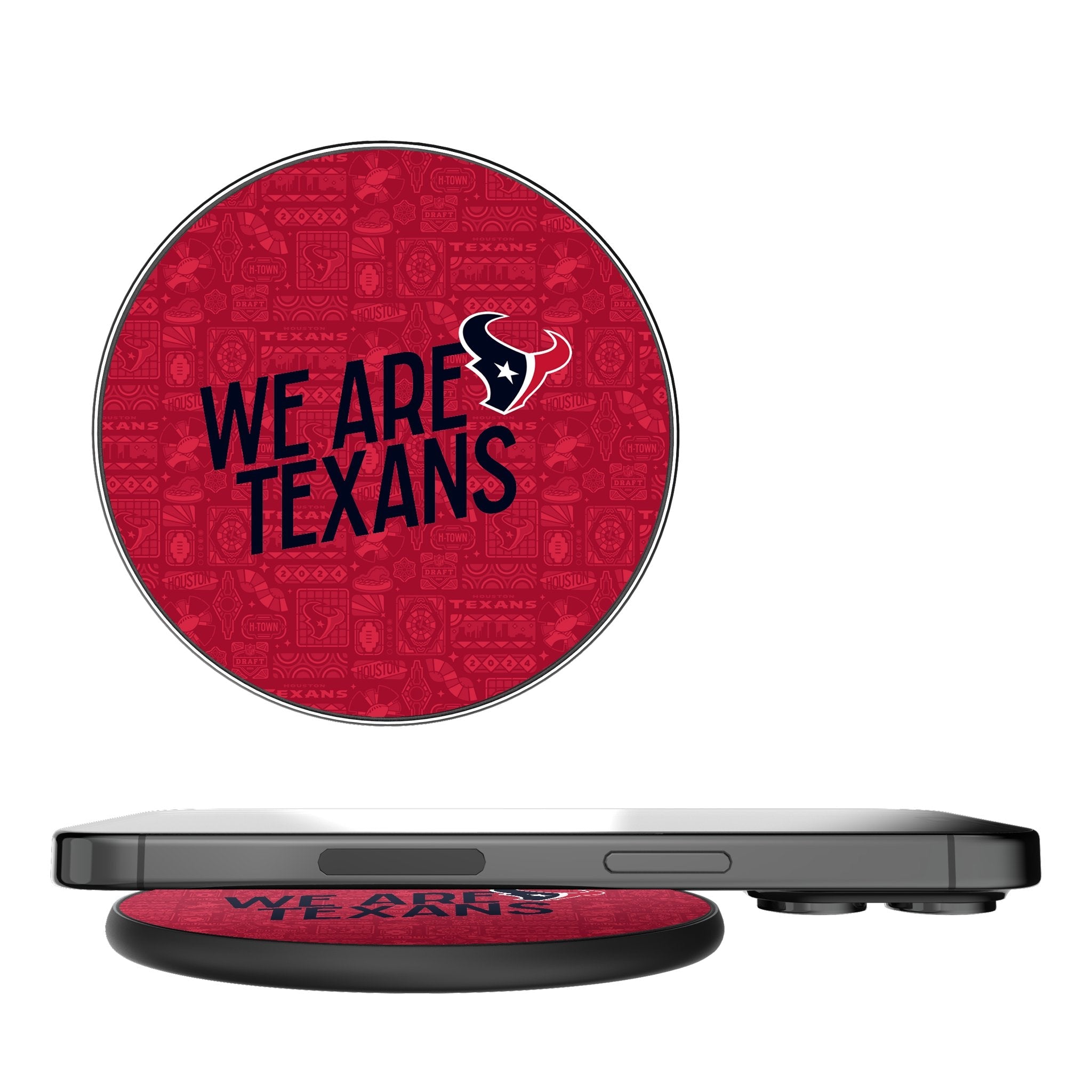 Houston Texans 2024 Illustrated Limited Edition 15-Watt Wireless Charger 1