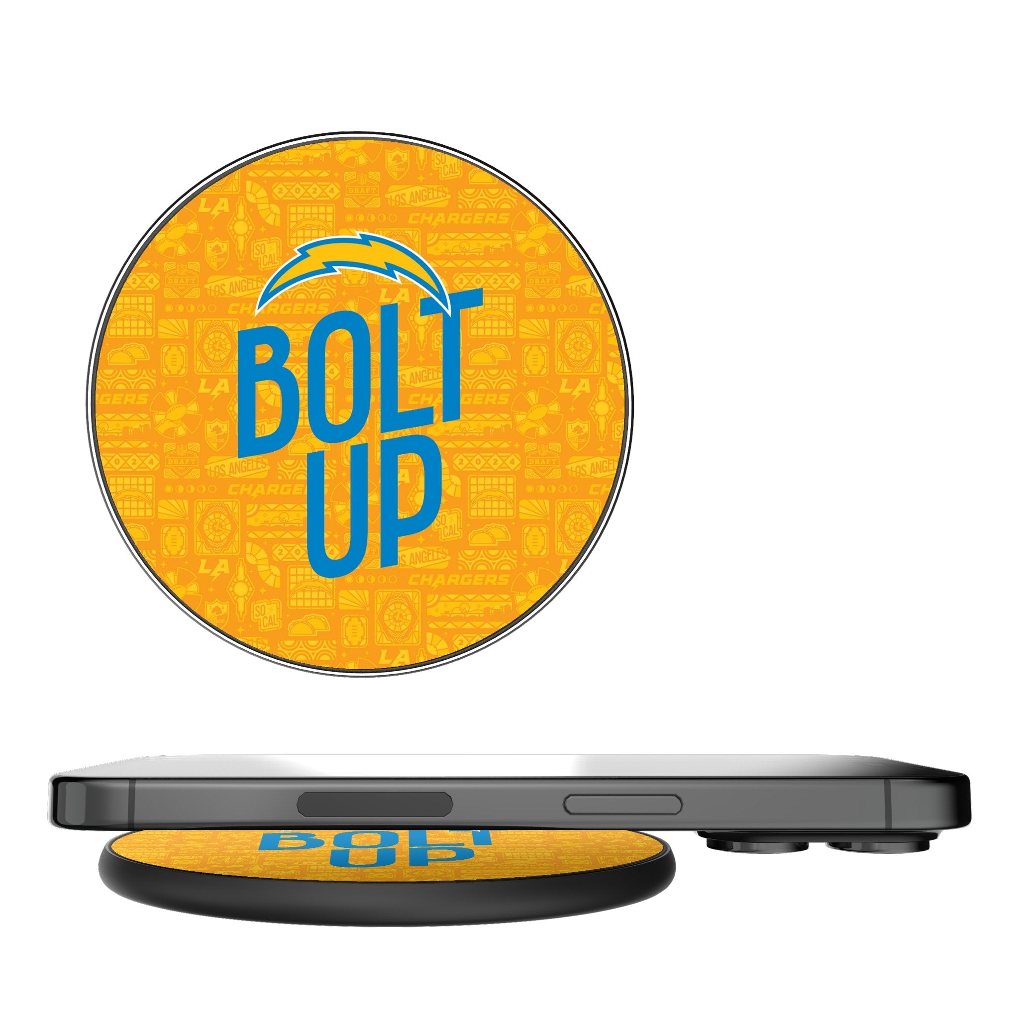 Los Angeles Chargers 2024 Illustrated Limited Edition 15-Watt Wireless Charger 1