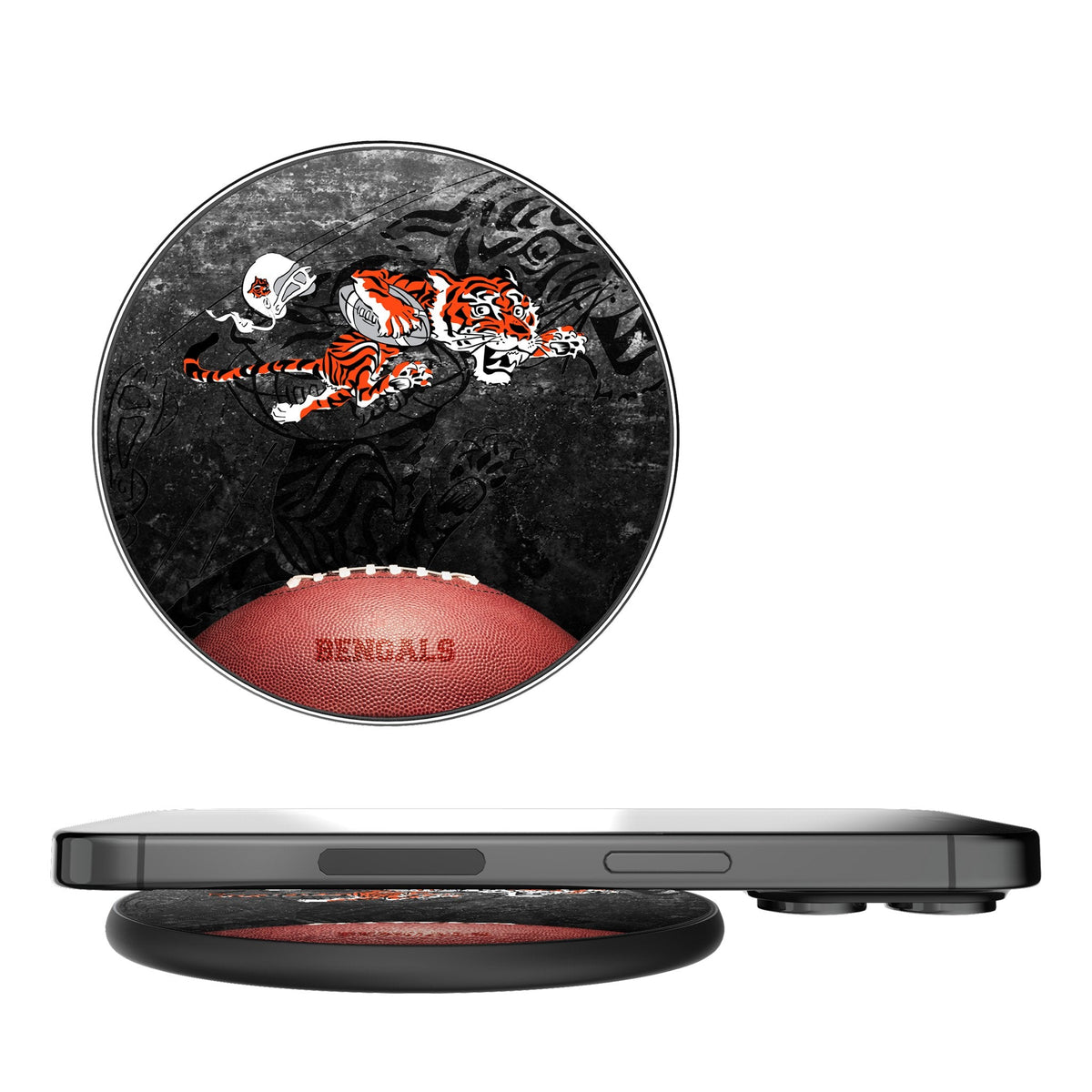 Cincinnati Bengals Historic Collection Legendary 15-Watt Wireless Charger 1