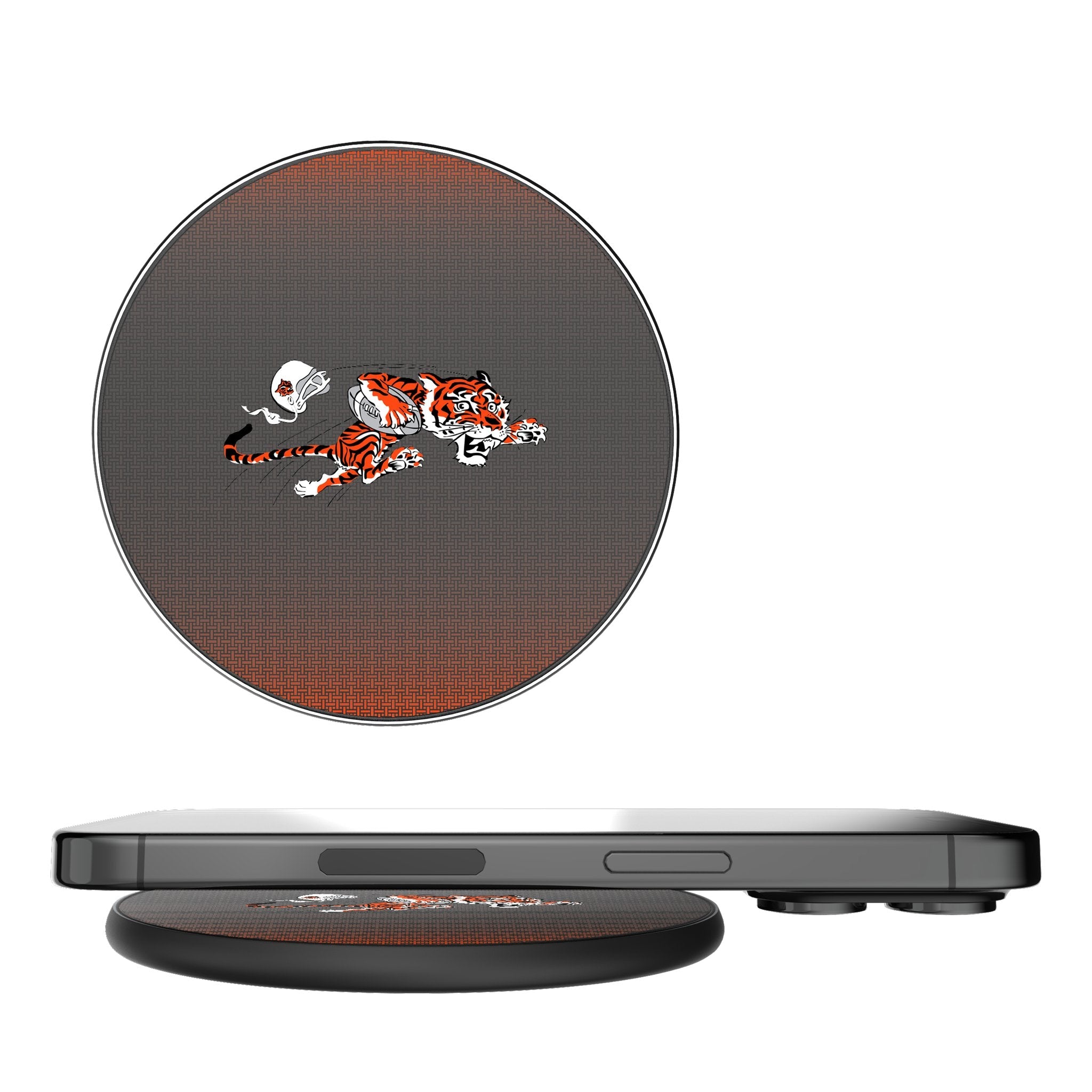 Cincinnati Bengals Historic Collection Linen 15-Watt Wireless Charger 1