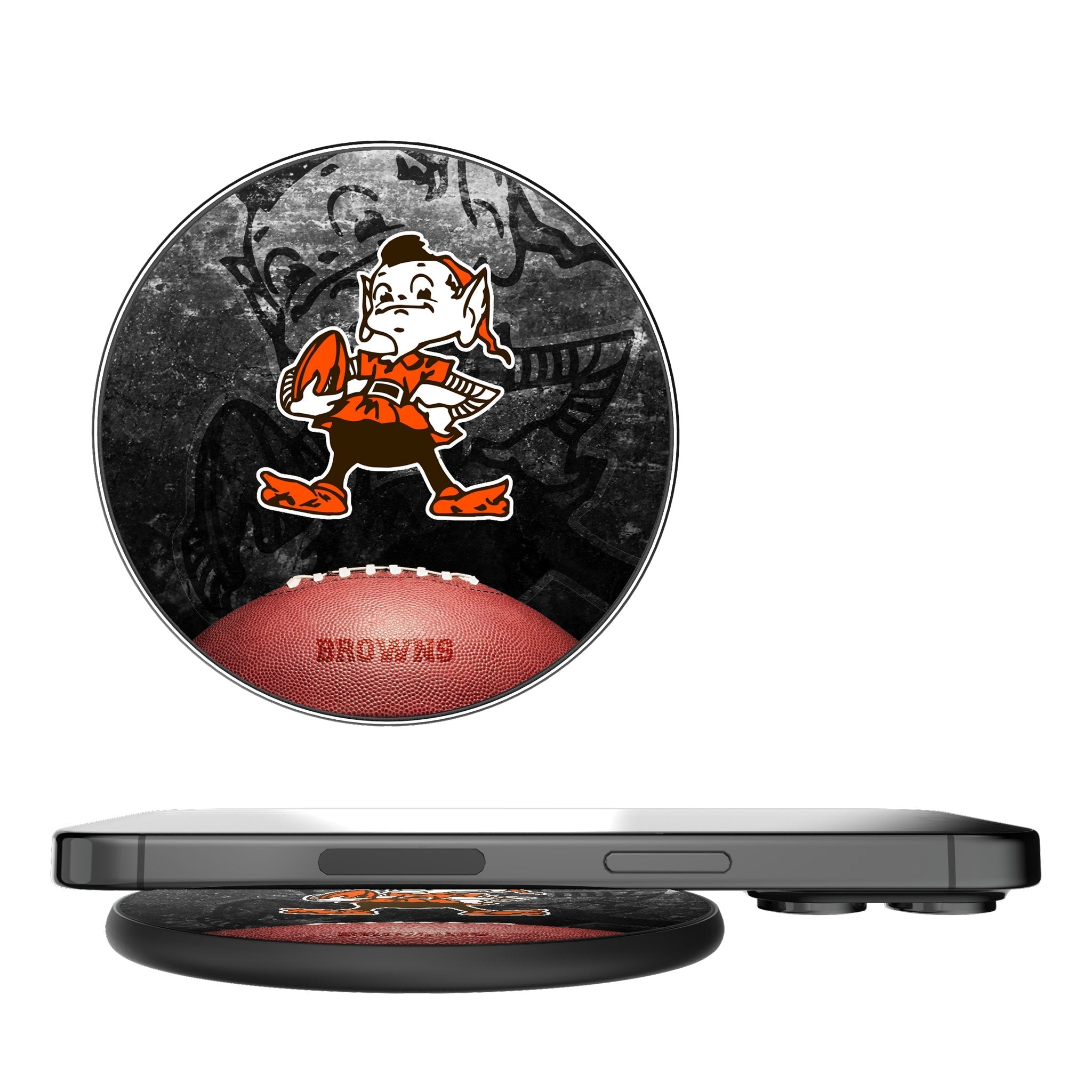 Cleveland Browns Historic Collection Legendary 15-Watt Wireless Charger 1