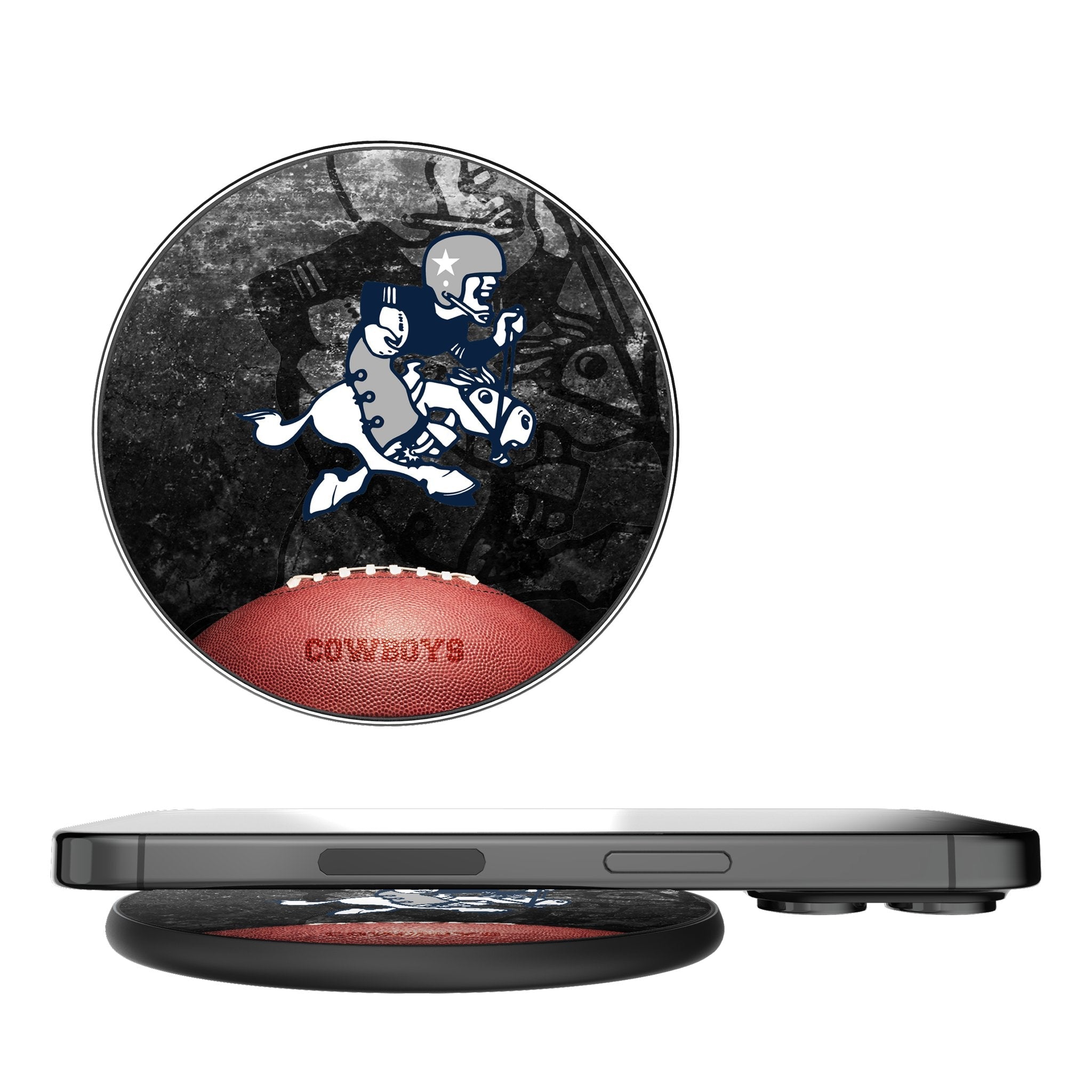 Dallas Cowboys 1966-1969 Historic Collection Legendary 15-Watt Wireless Charger 1