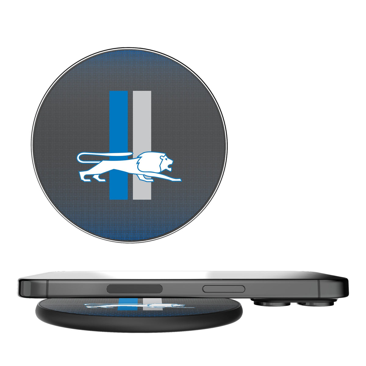 Detroit Lions Retro Linen 15-Watt Wireless Charger 1