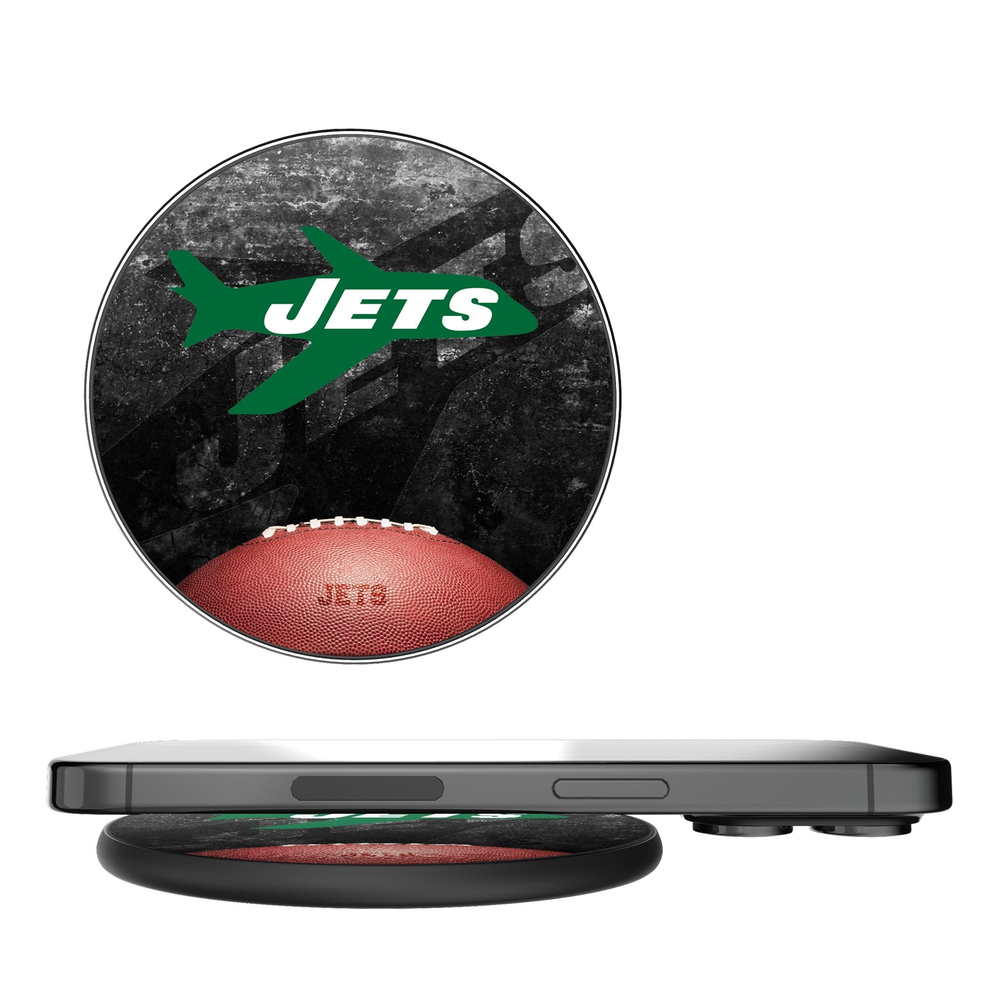 New York Jets 1963 Historic Collection Legendary 15-Watt Wireless Charger 1
