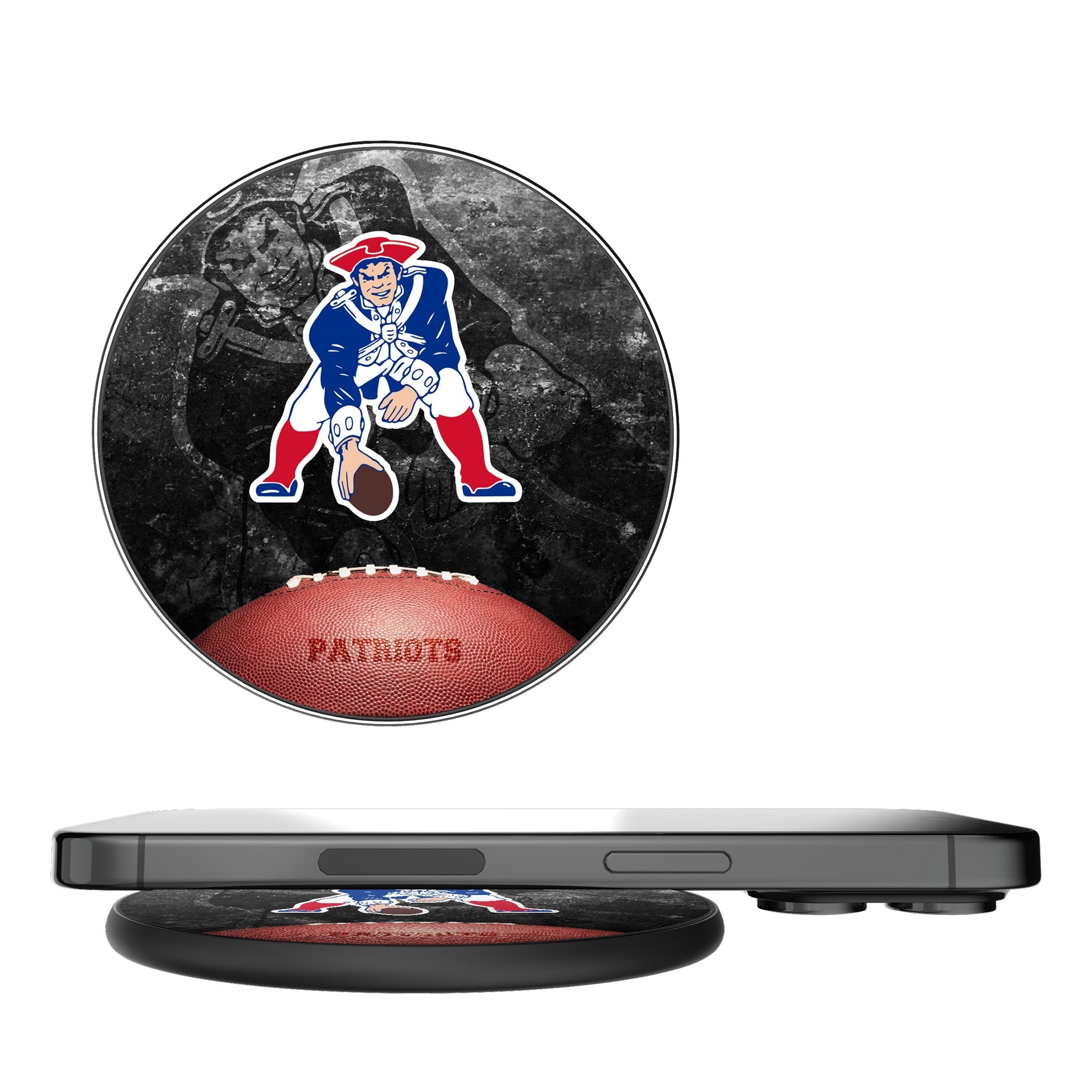 New England Patriots Historic Collection Legendary 15-Watt Wireless Charger 1