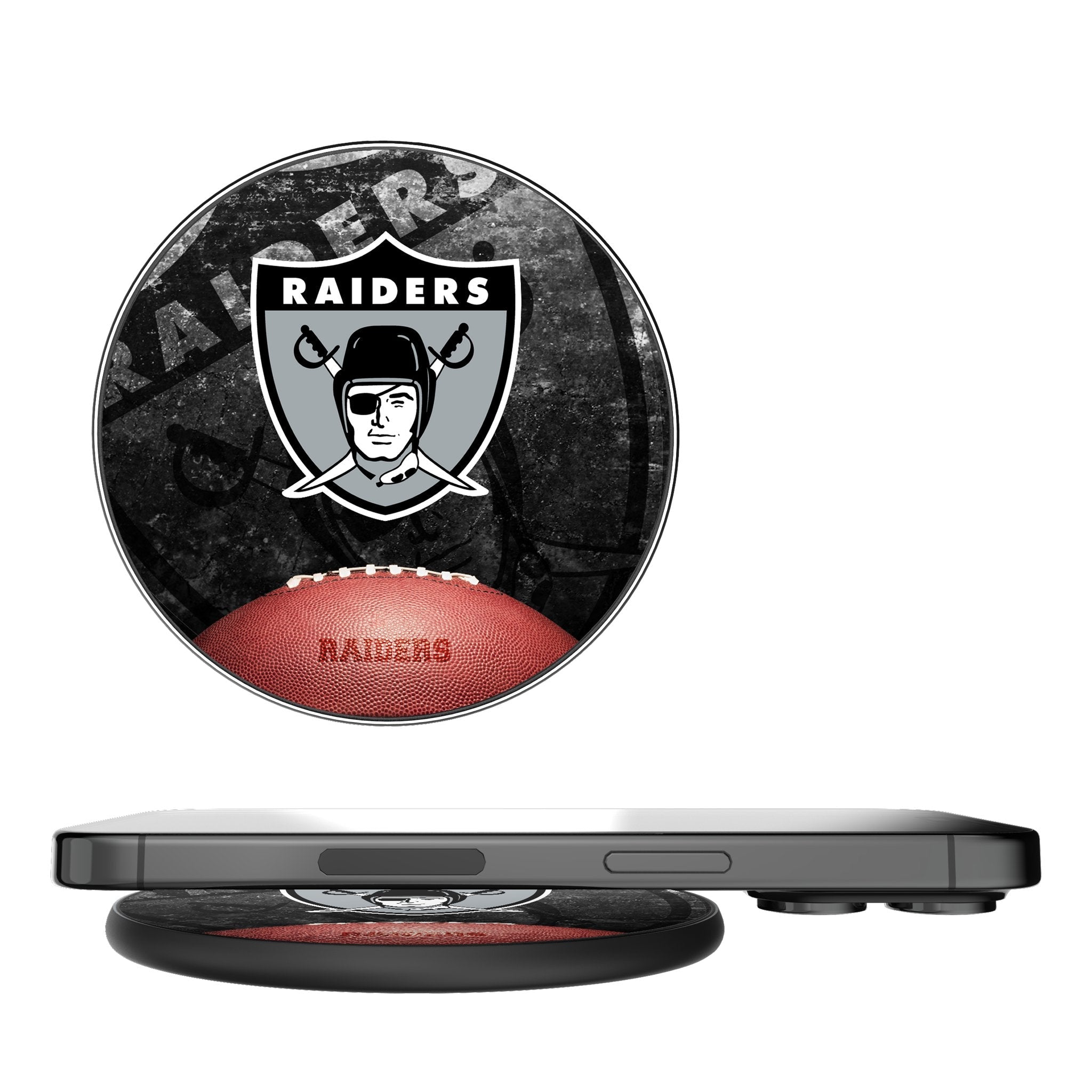 Oakland Raiders 1963 Historic Collection Legendary 15-Watt Wireless Charger 1