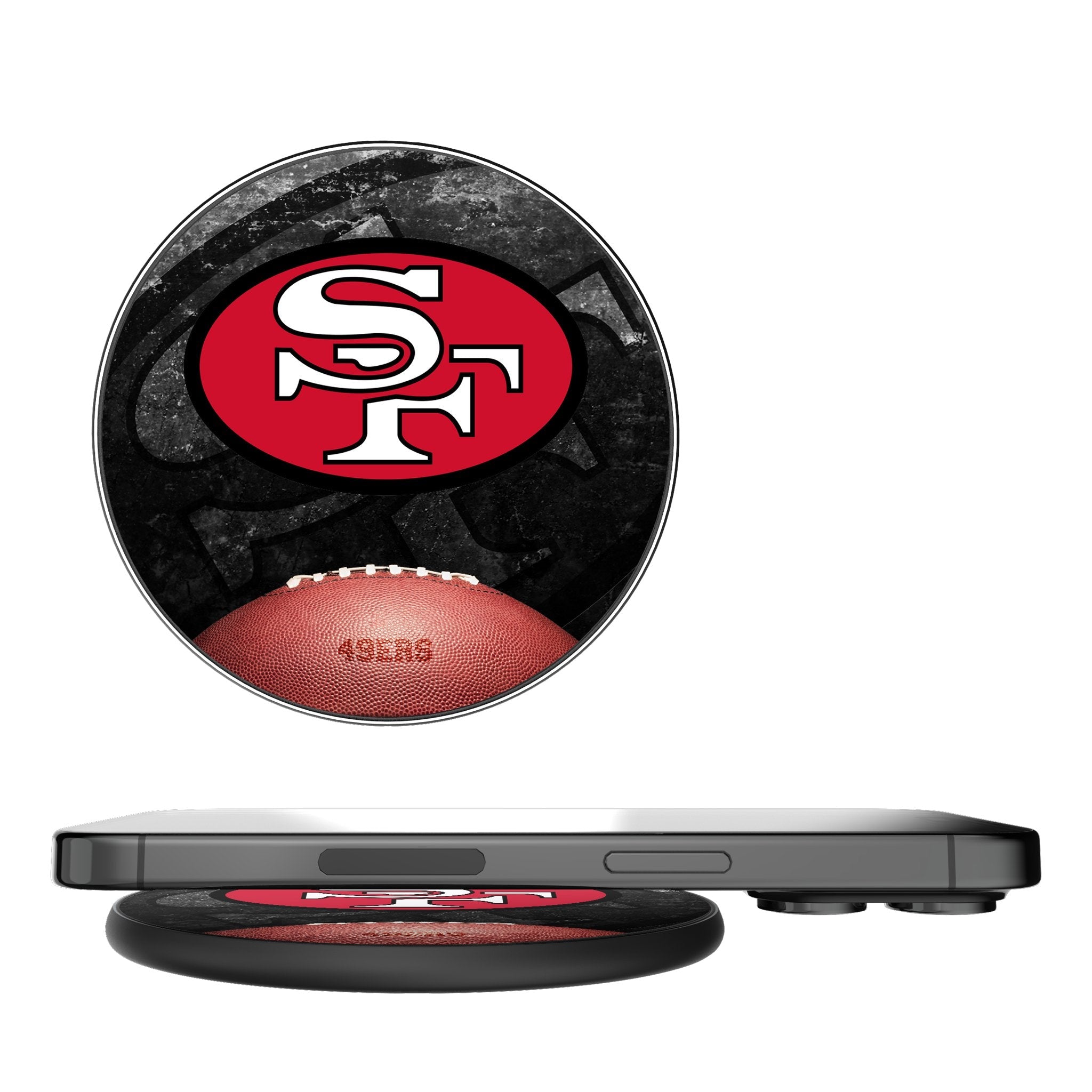 San Francisco 49ers Historic Collection Legendary 15-Watt Wireless Charger 1
