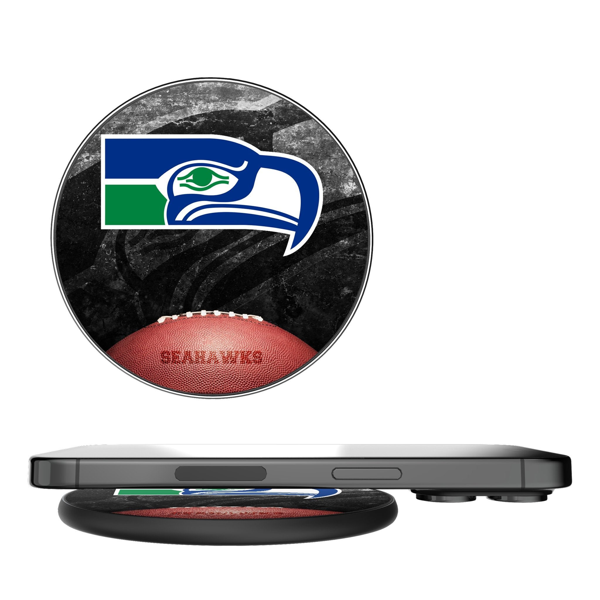 Seattle Seahawks Historic Collection Legendary 15-Watt Wireless Charger 1