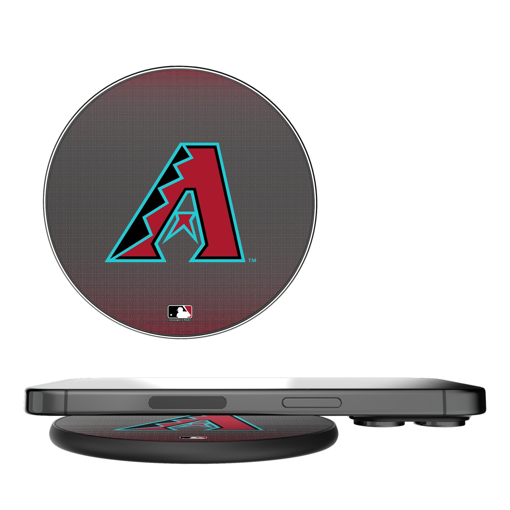 Arizona Diamondbacks Linen 15-Watt Wireless Charger 1