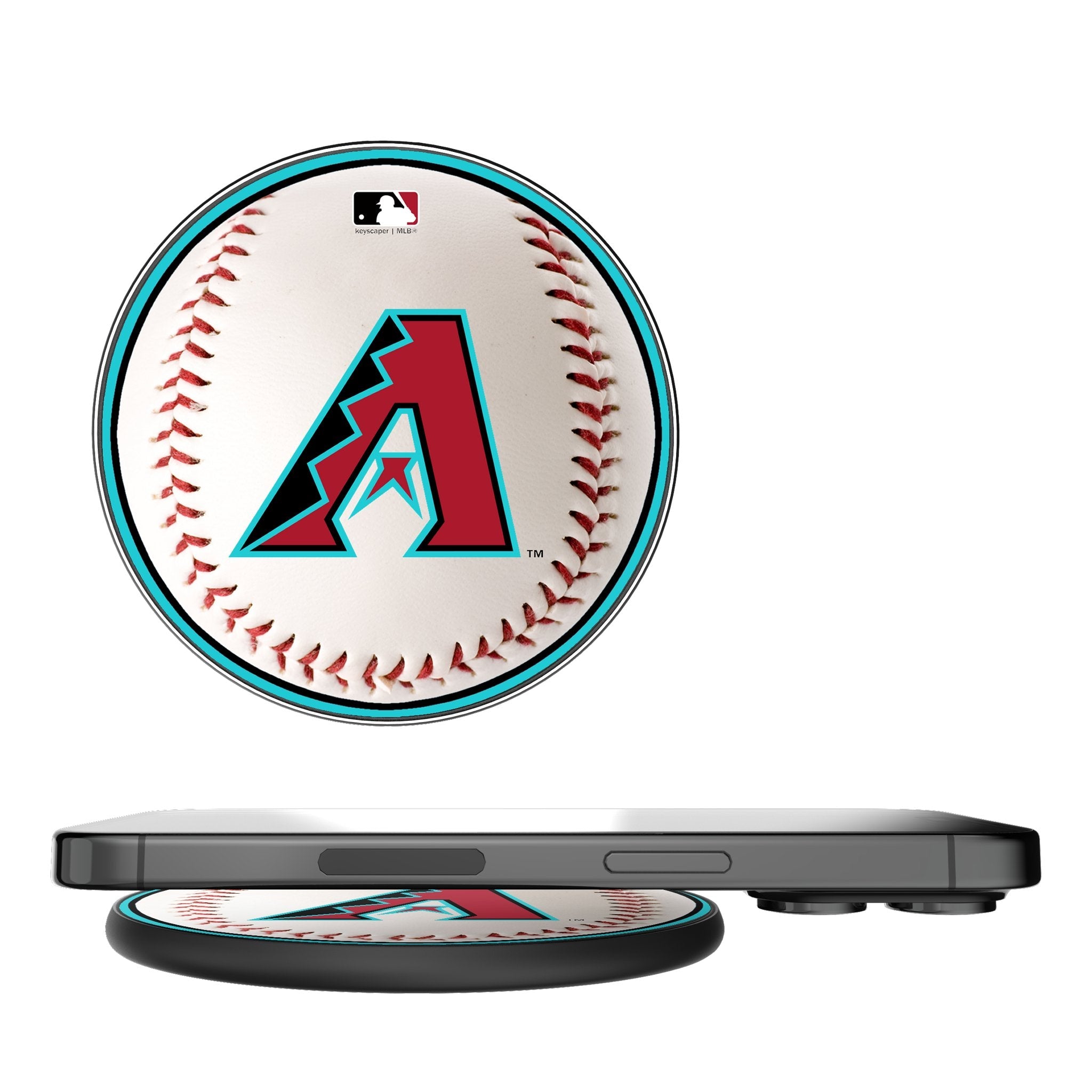 Arizona Diamondbacks Baseball 15-Watt Wireless Charger 1