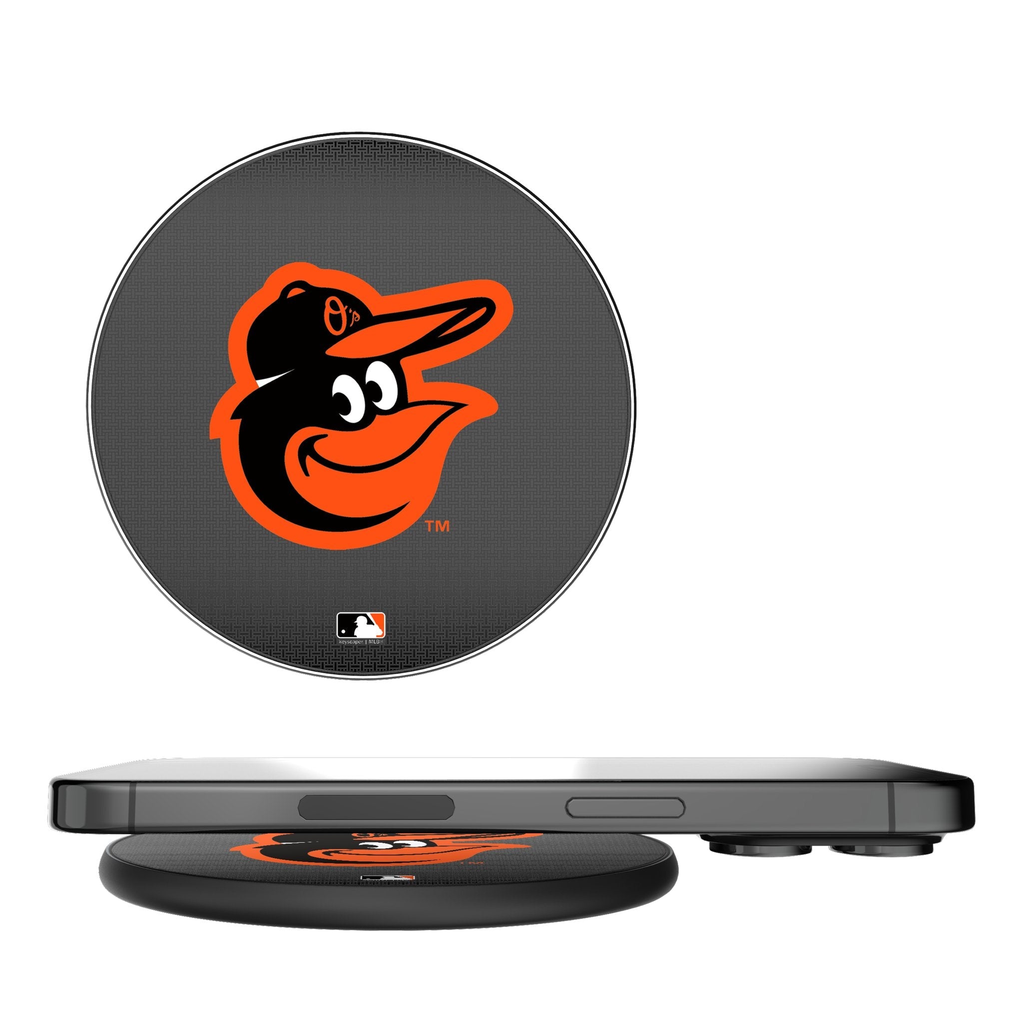 Baltimore Orioles Linen 15-Watt Wireless Charger