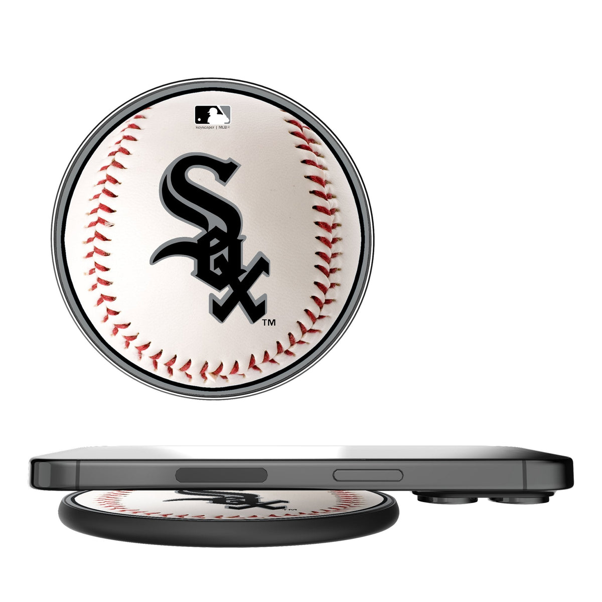 Chicago White Sox Baseball 15-Watt Wireless Charger 1