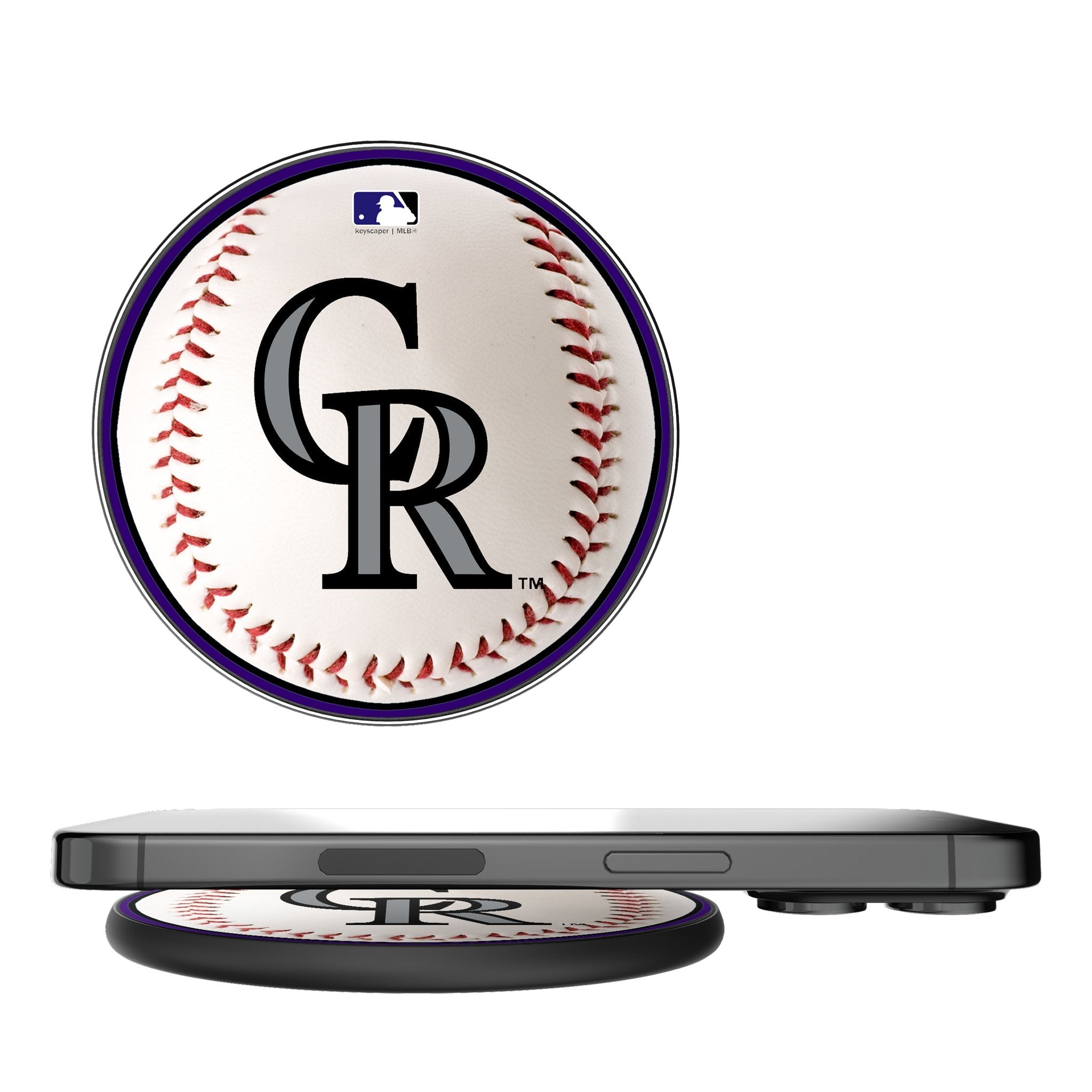 Colorado Rockies Baseball 15-Watt Wireless Charger 1