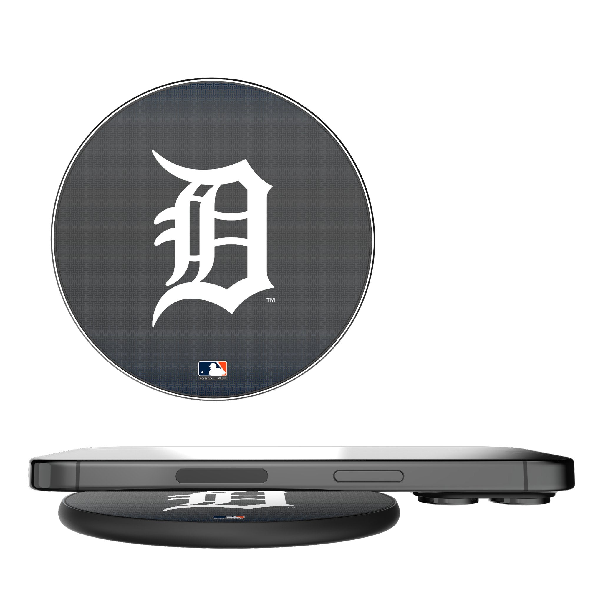 Detroit Tigers Linen 15-Watt Wireless Charger 1