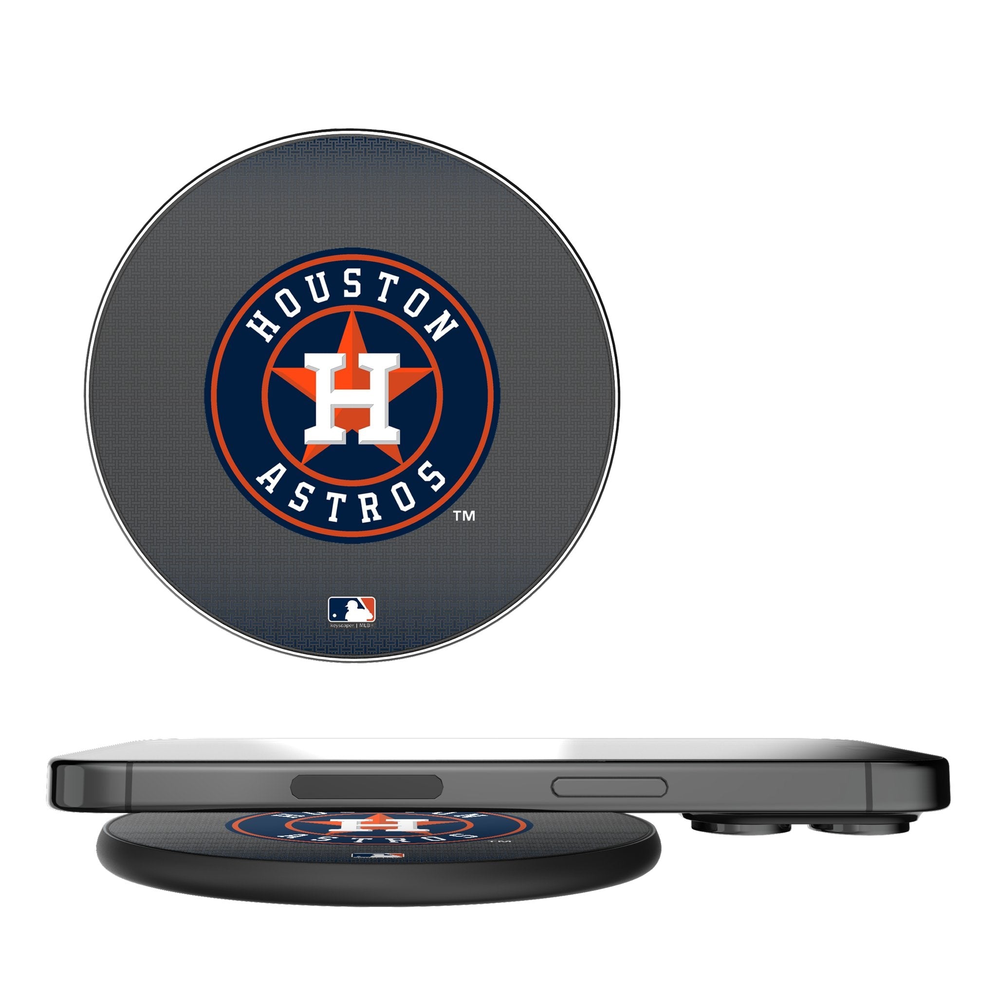 Houston Astros Linen 15-Watt Wireless Charger 1