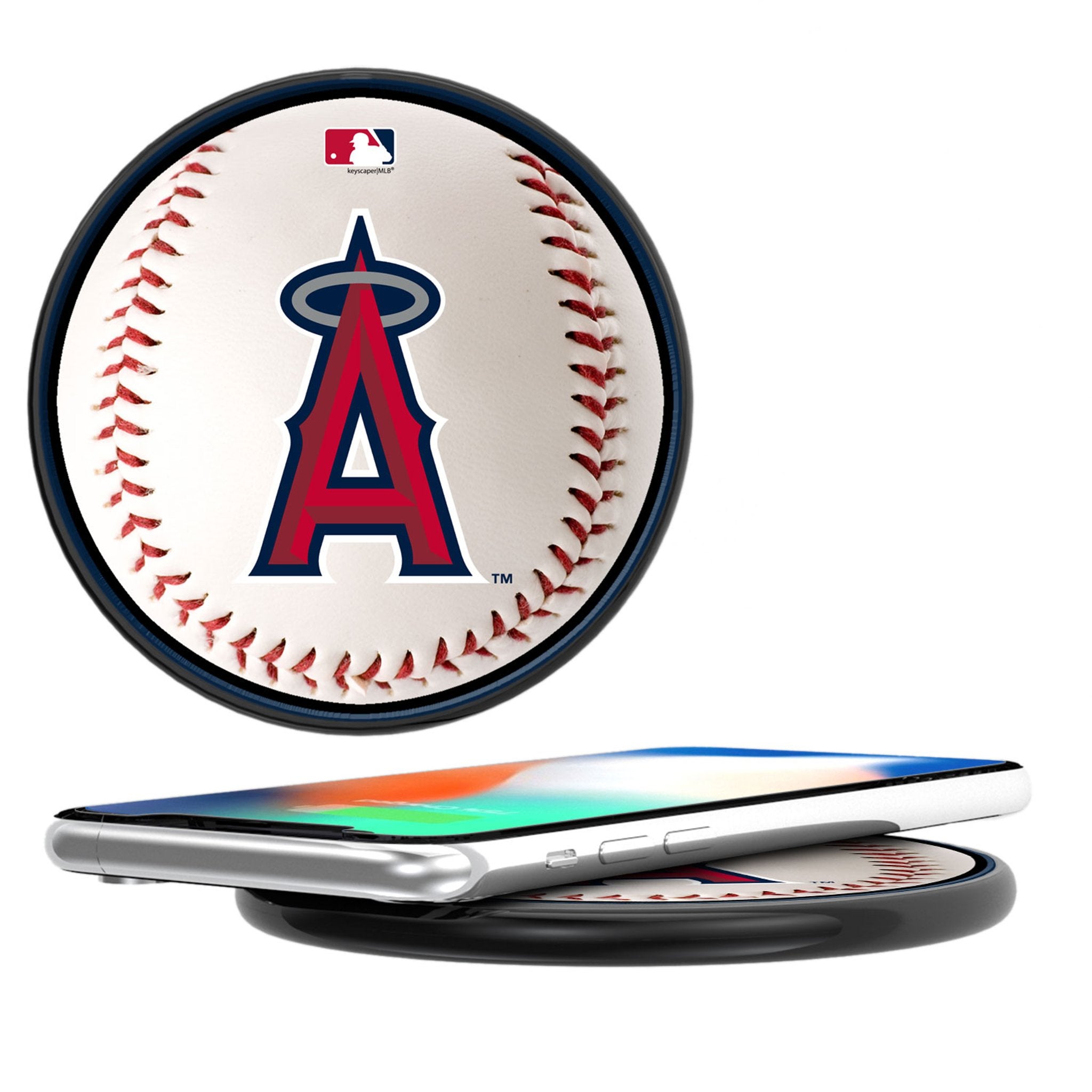 Los Angeles Angels Baseball 15-Watt Wireless Charger 1