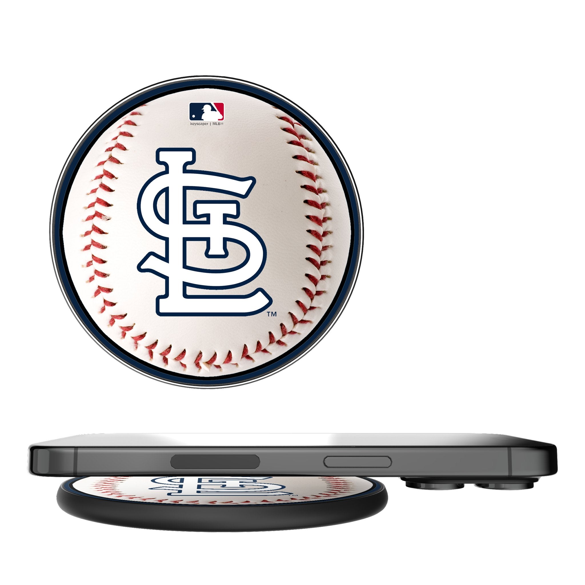 St Louis Cardinals Baseball 15-Watt Wireless Charger 1