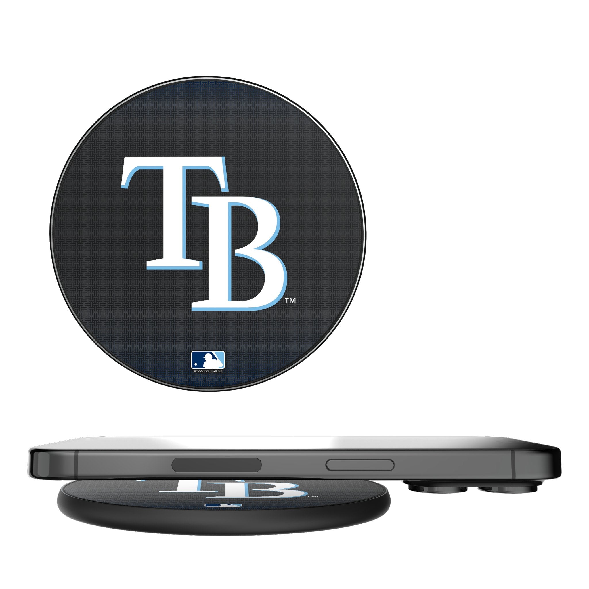 Tampa Bay Rays Linen 15-Watt Wireless Charger 1