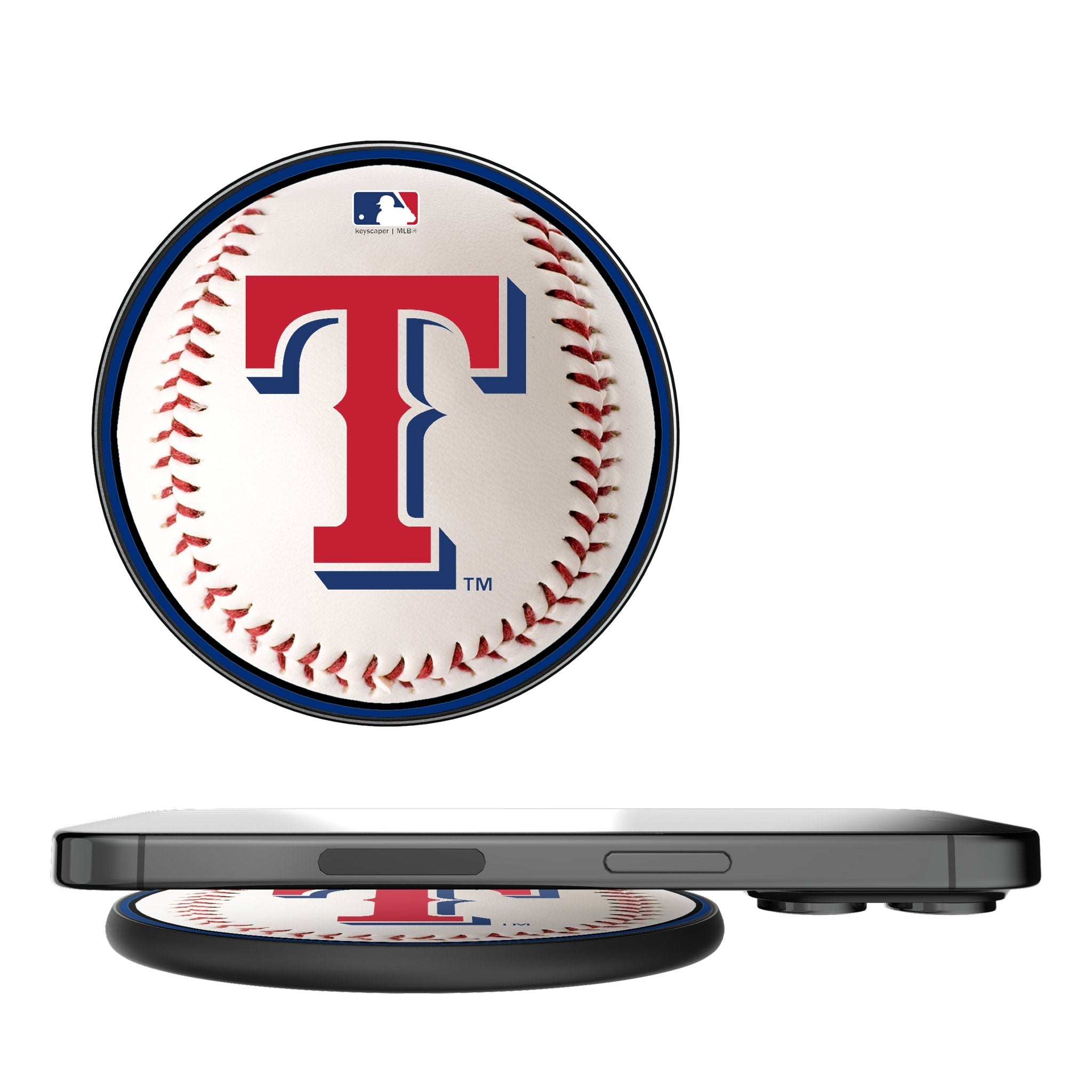 Texas Rangers Baseball 15-Watt Wireless Charger
