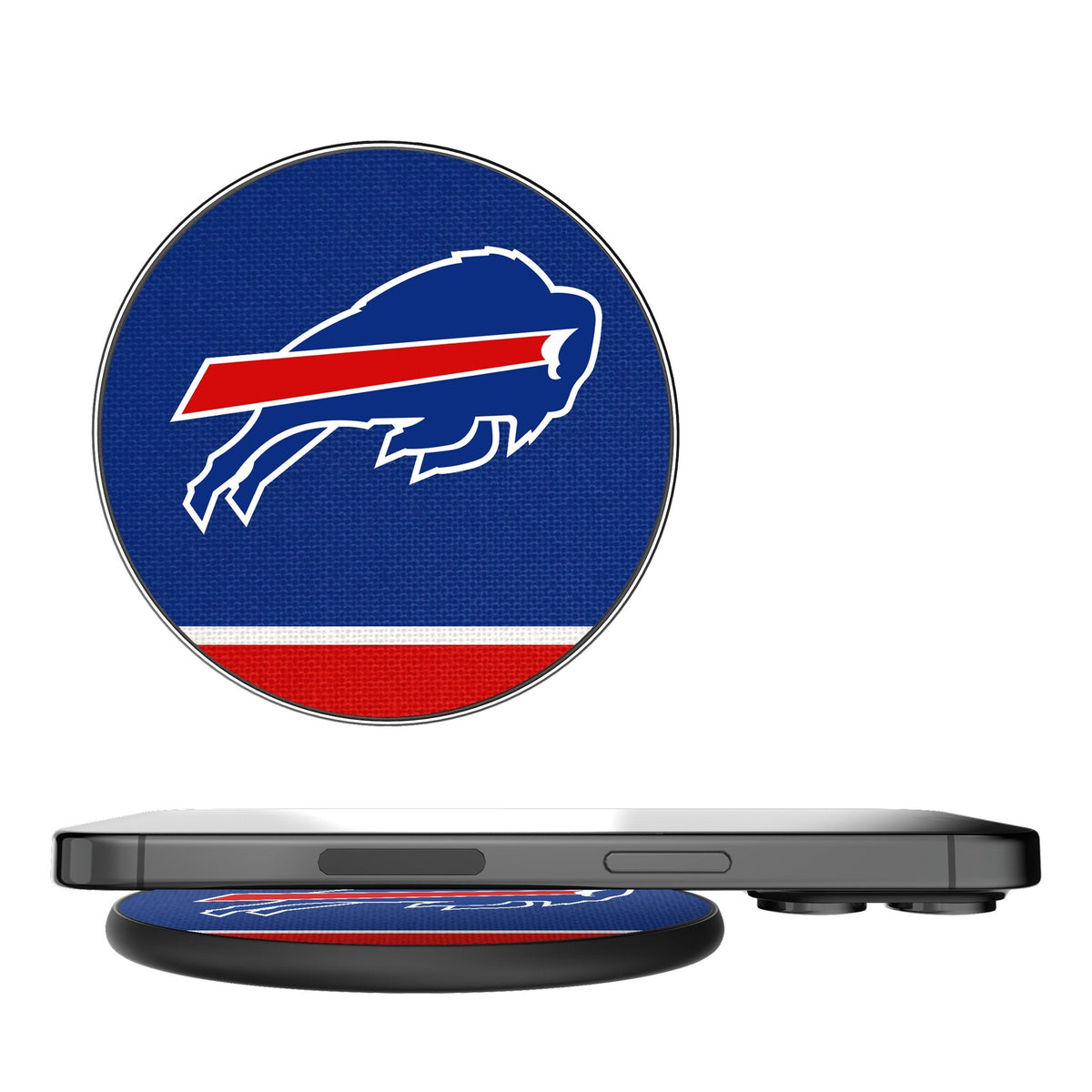 Buffalo Bills Stripe 15-Watt Wireless Charger 1