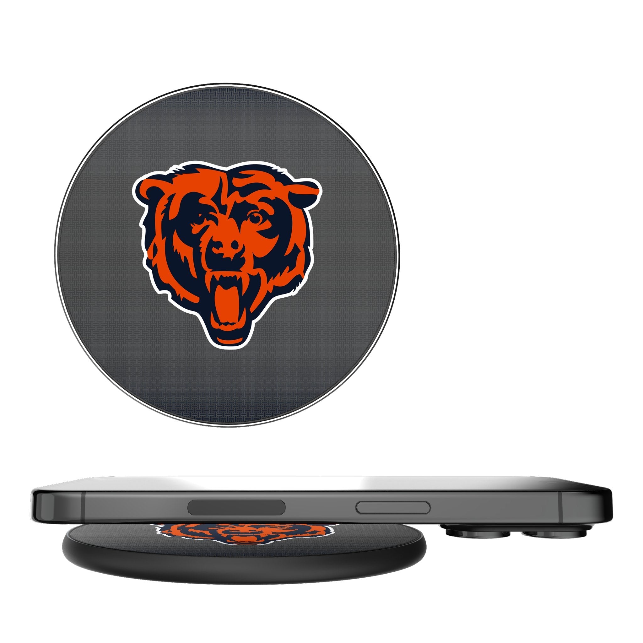 Chicago Bears Linen 15-Watt Wireless Charger 1